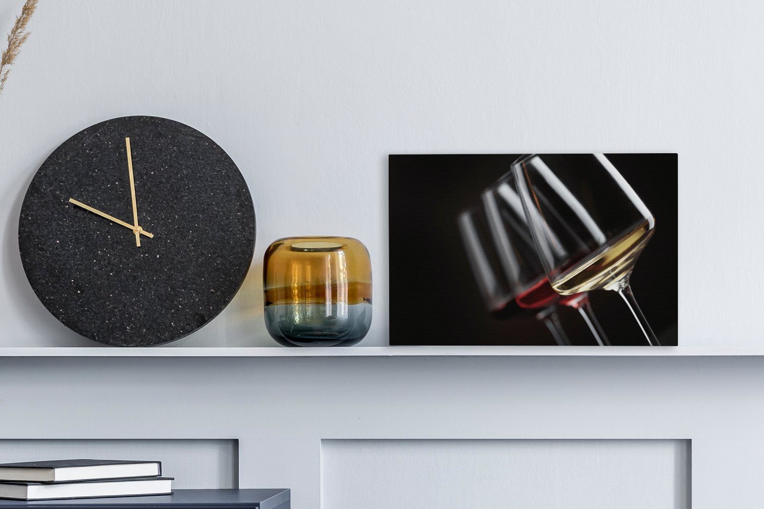 OneMillionCanvasses® Leinwandbild Weinglas - Wein - günstig online kaufen
