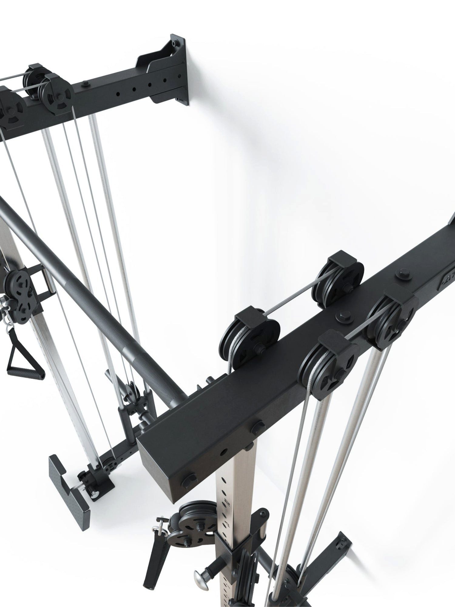 ATLETICA Power Rack R8-Nitro Dual Pulley, Wall Mounted, Dual Pulley