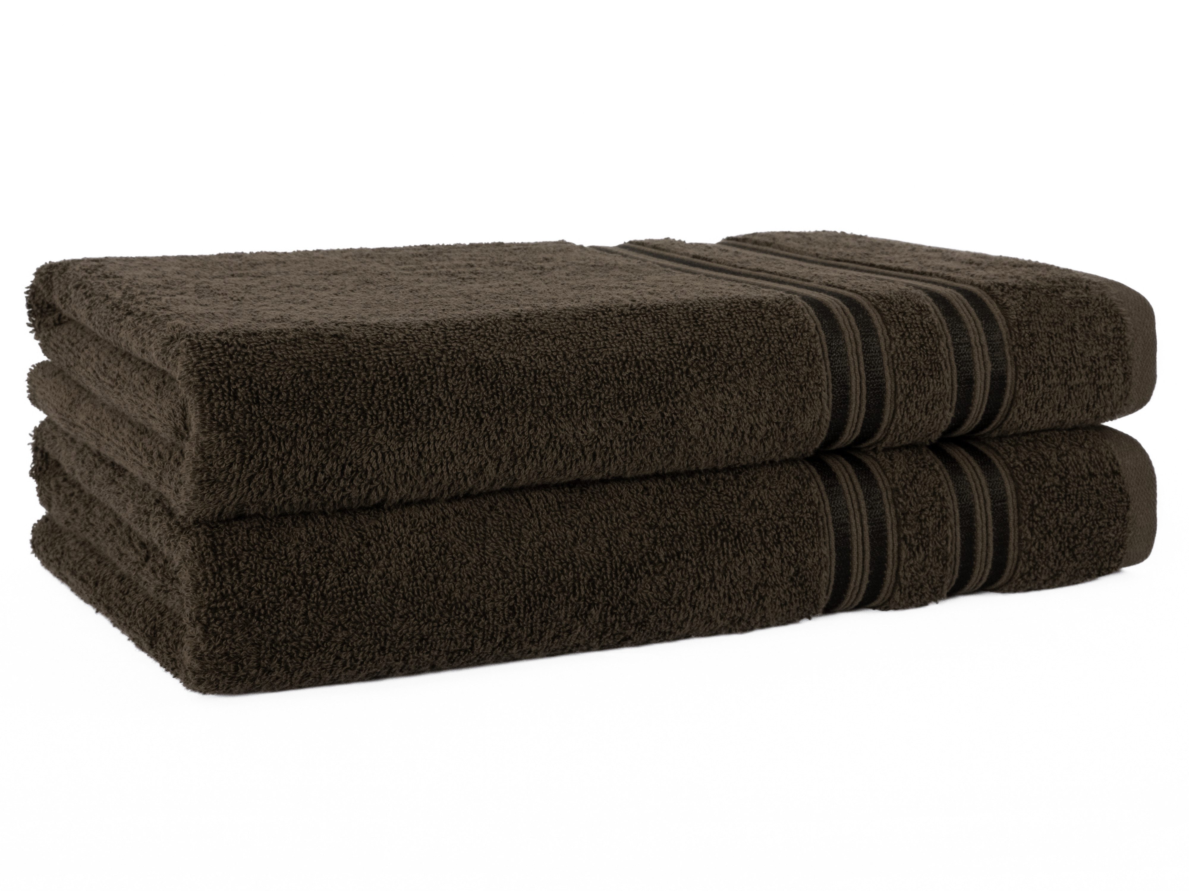 HAMMETEX Duschtuch 2er Set Badetücher 70x140 cm, 100% Baumwolle, Weich & Sa günstig online kaufen