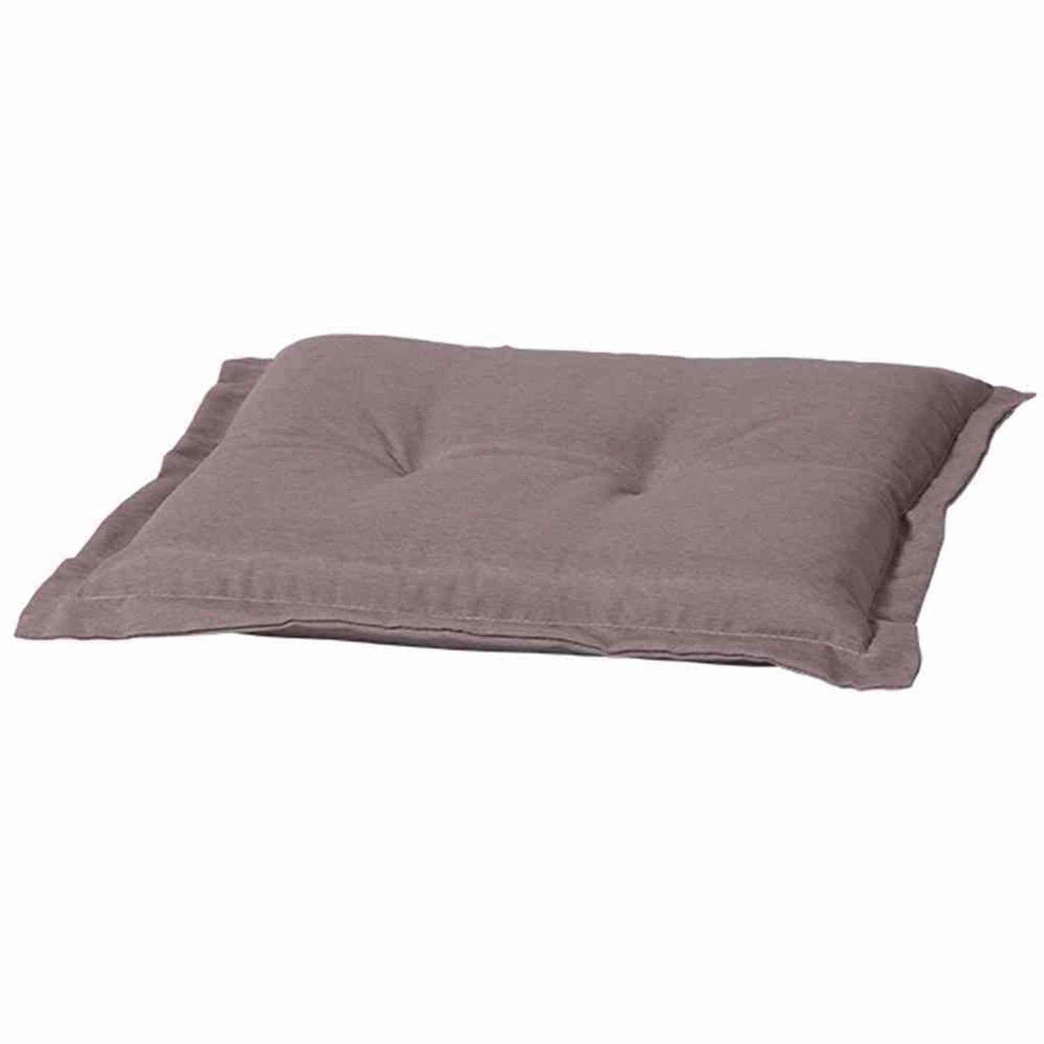 Madison Bankauflage Panama taupe, Auflage zu Hocker 50% Baumwolle / 45% Polyester