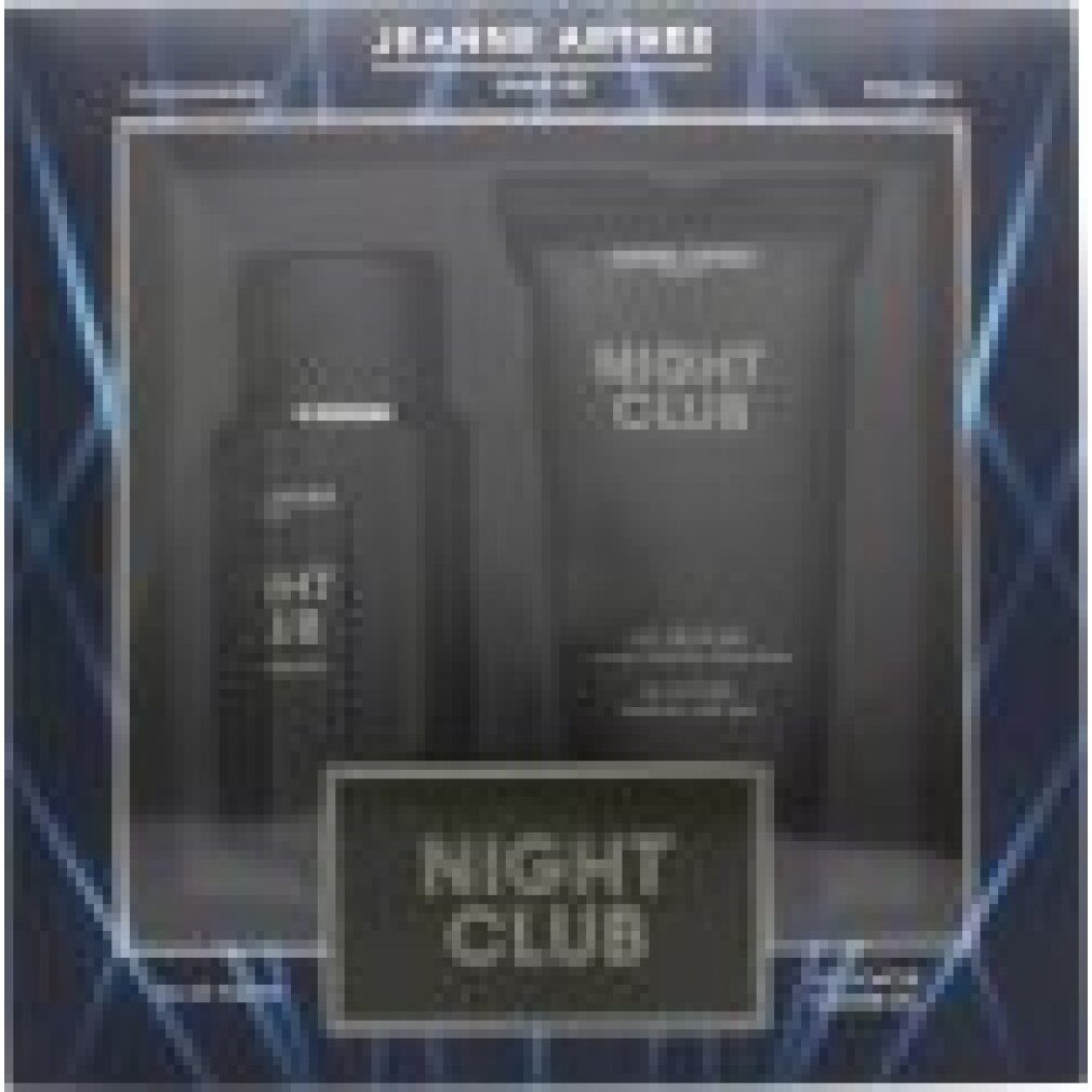 Jeanne Arthes Eau de Toilette Night Club Gift Set 100ml EDT + 150ml Shower Gel