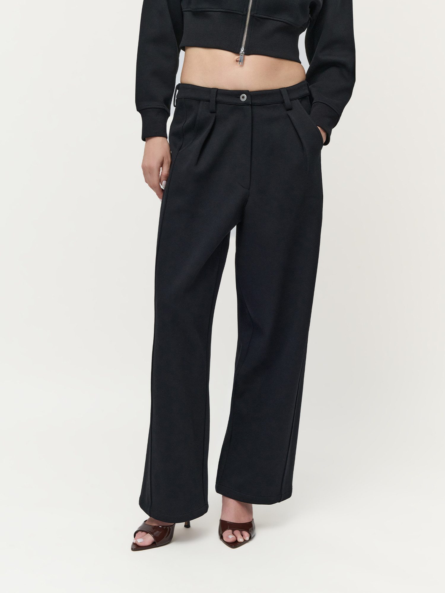 LeGer Stoffhose Kasha Tall, LeGer by Lena Gercke extra lang, weites Bein