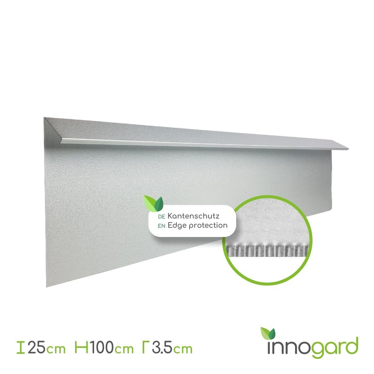 innogard Schneckenzaun Schneckenzaun Sets verzinkt Schneckenblech Schnecken günstig online kaufen