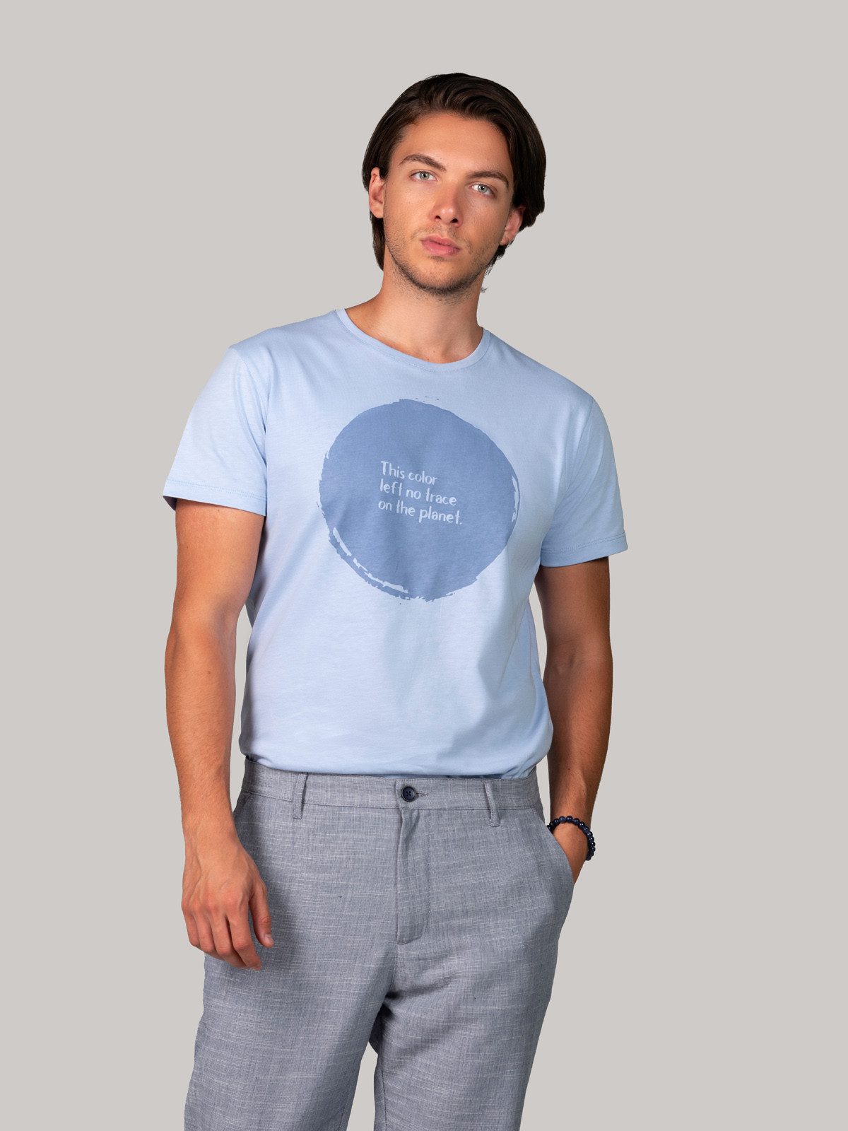 BLUVERD Kurzarmshirt T-Shirt mit Grafik (Rund)