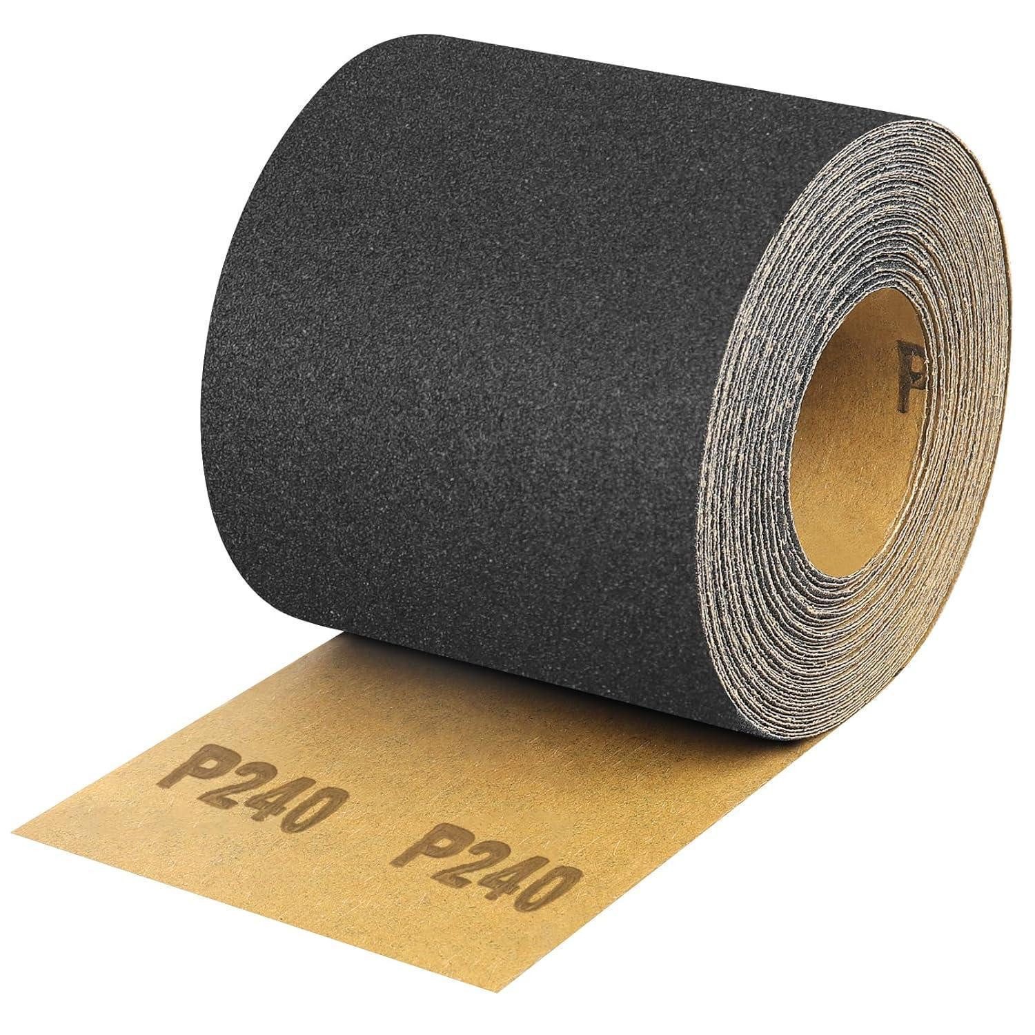 LuxusKollektion Schleifpapier Schleifpapier 93mm 10m Siliziumkarbid Handschleifer Holz Körnung 240