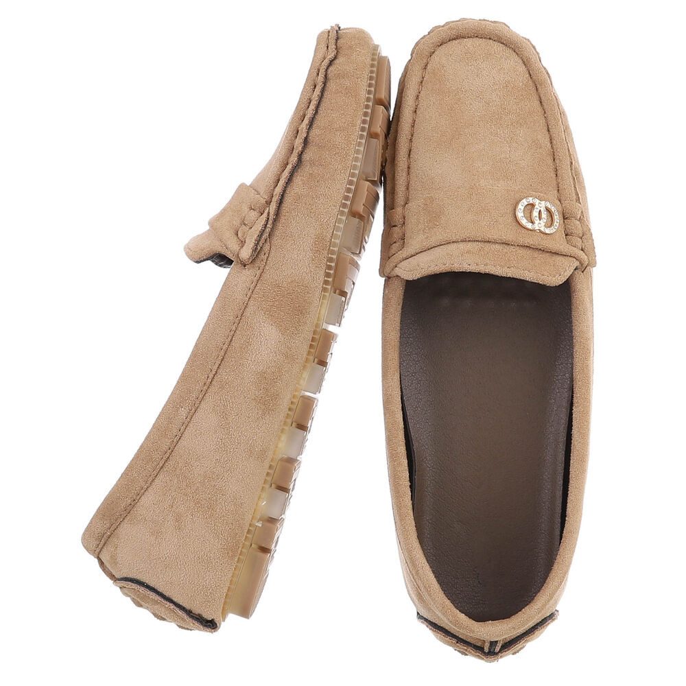 Ital-Design Modischer Mokassin für Damen mit eleganten Details Slipper (915 günstig online kaufen