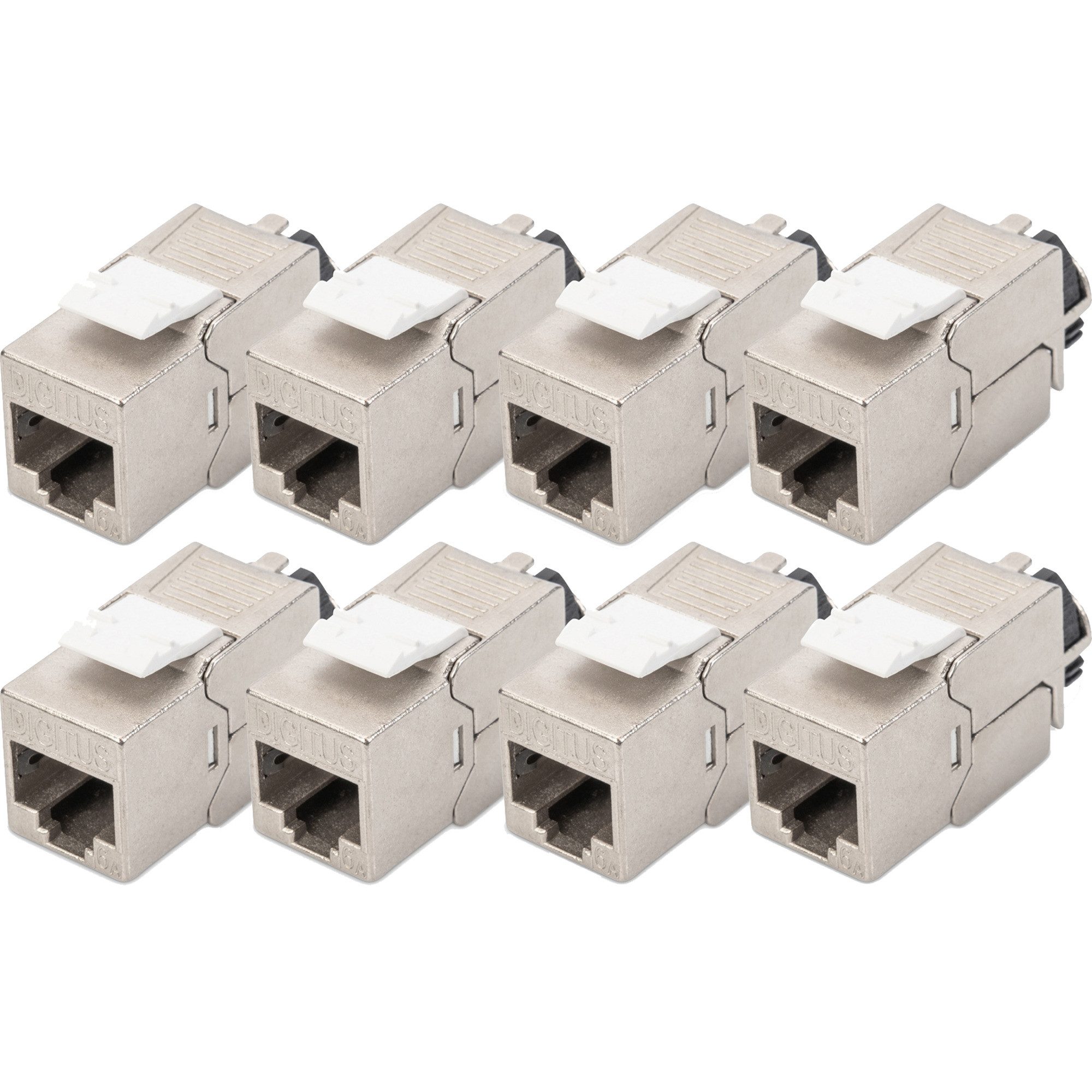 Digitus Netzwerkstecker Digitus Cat.6a Keystone-Modul, geschirmt, (8