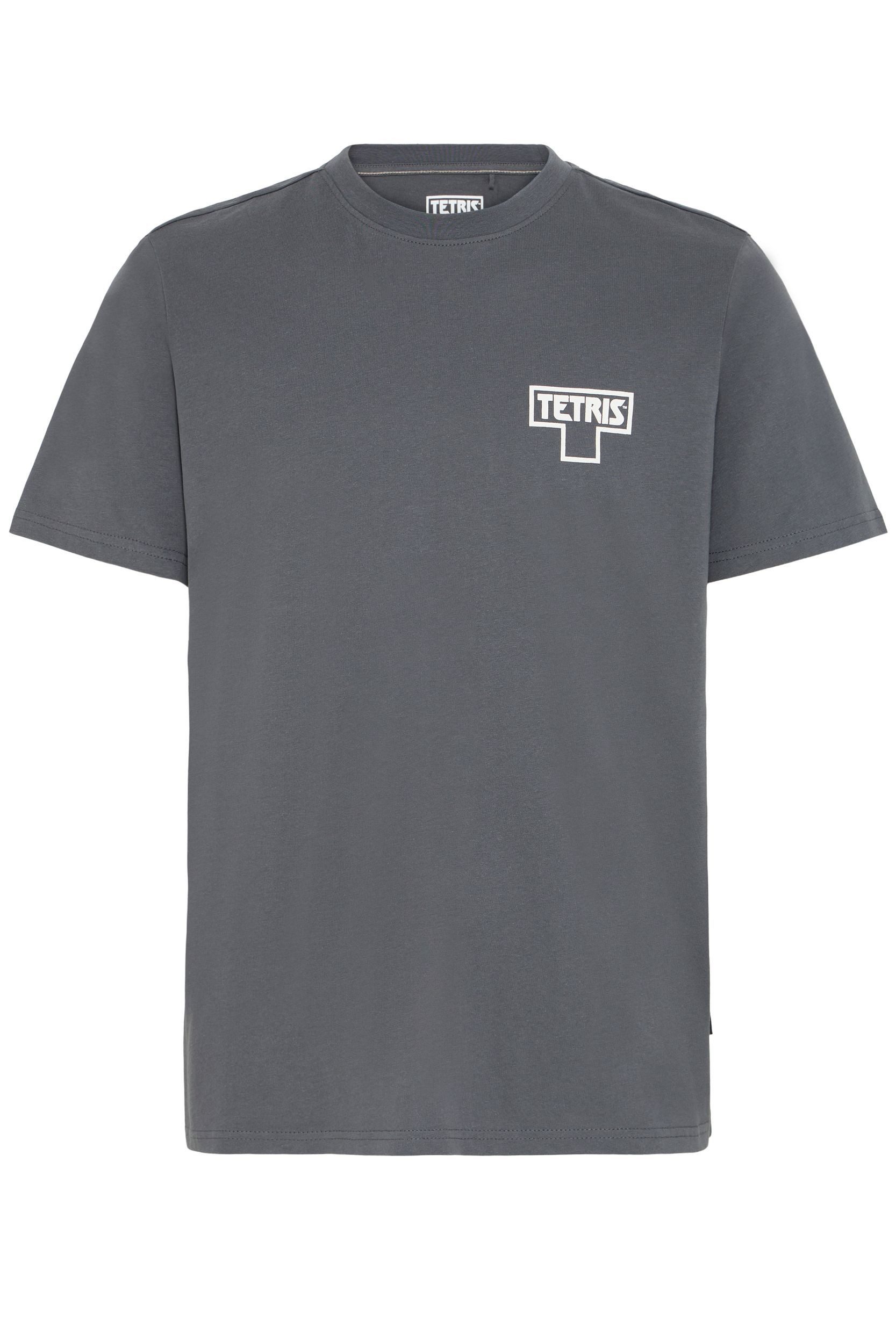 Blend T-Shirt Regular Fit Rundhalsausschnitt Kurzarm Grafisches Printdesign (1-tlg) BHREIDE TETRIS S/S TEE