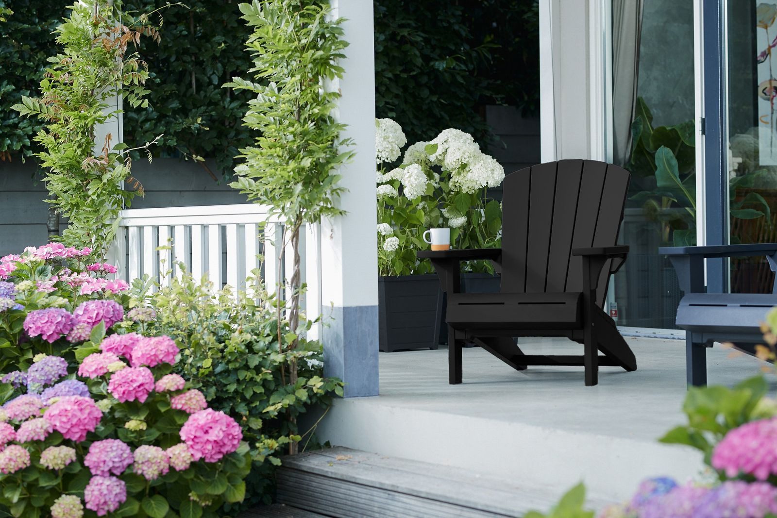 Keter Gartensessel Adirondack Troy anthrazit, Strandstuhl, günstig online kaufen