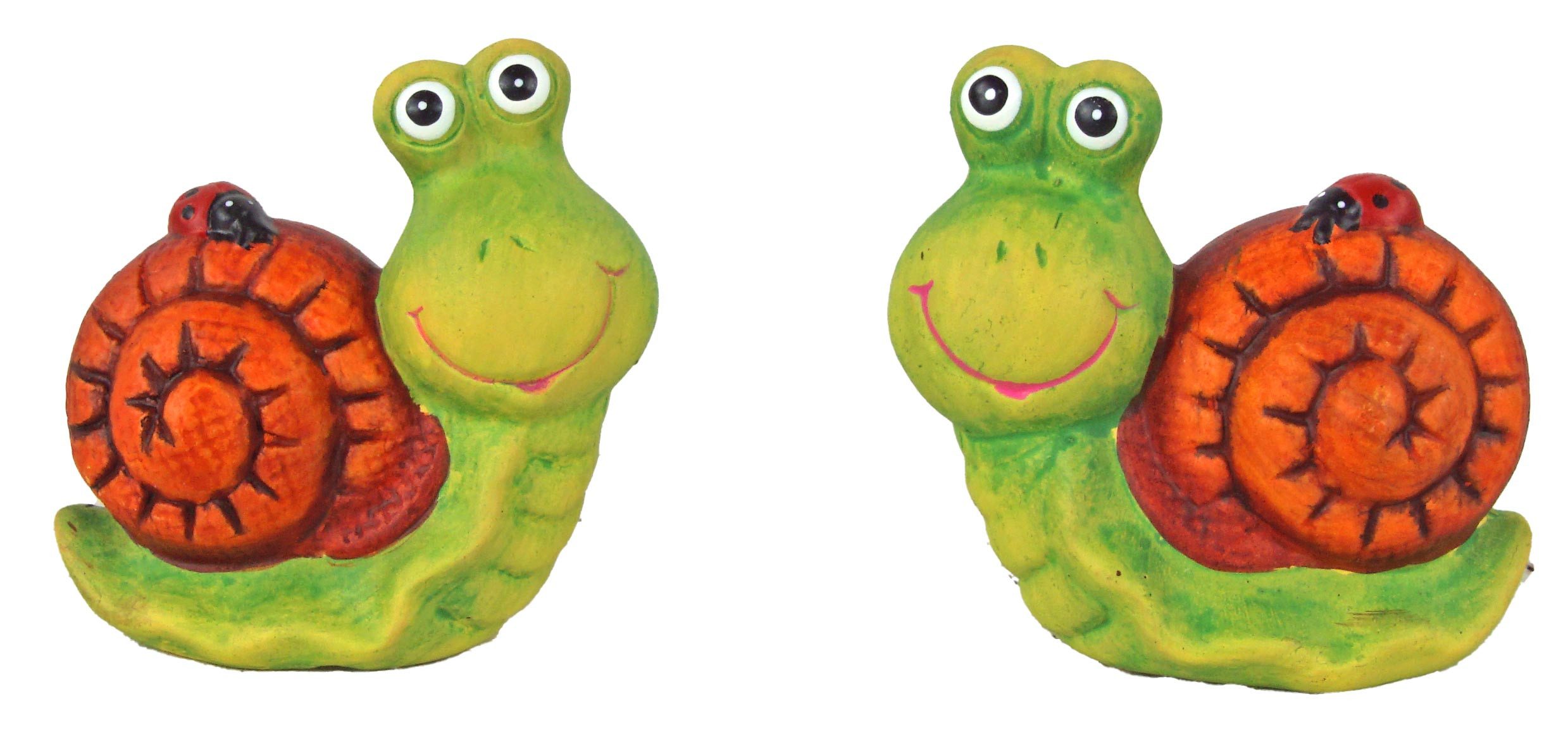 Eurosouvenir Dekofigur Fröhliches Schnecken-Quartett für Ihren Gartenparadies! (Set, 4 St., 4 tlg), Tierfigur