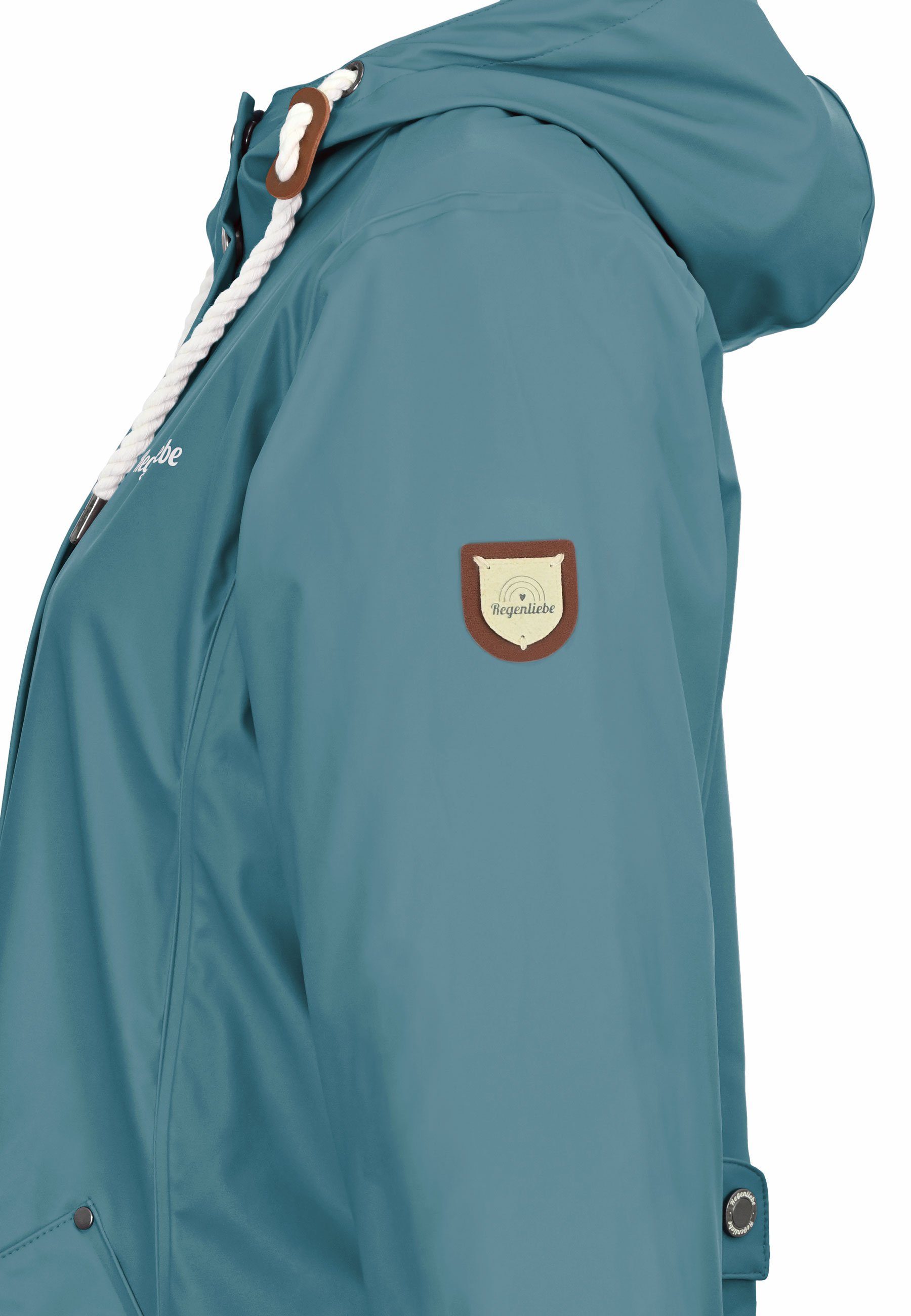 Regenliebe Winterjacke Friesennerz Regenparka mit Teddyfleece gefüttert – Bild 5 von 5