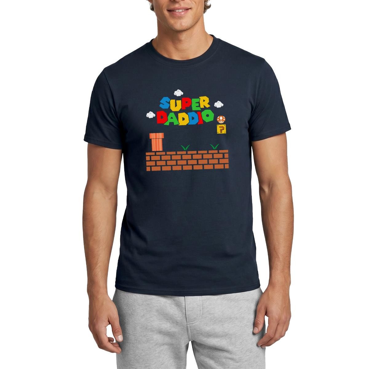 T-Shirt Super Daddio Lustiges Vatertag Geschenk Männer T-Shirt