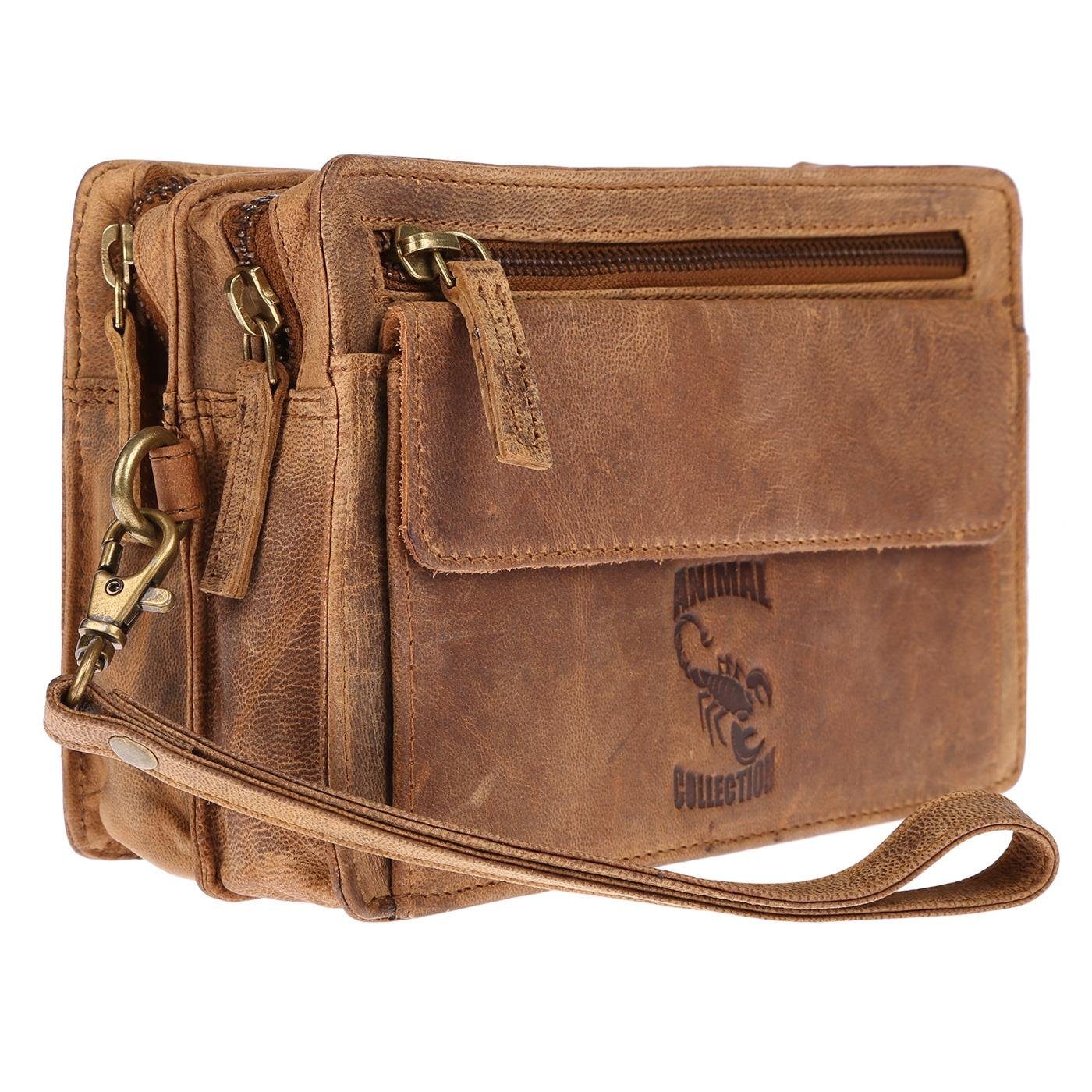 Christian Wippermann Handgelenktasche Herren echt Leder günstig online kaufen