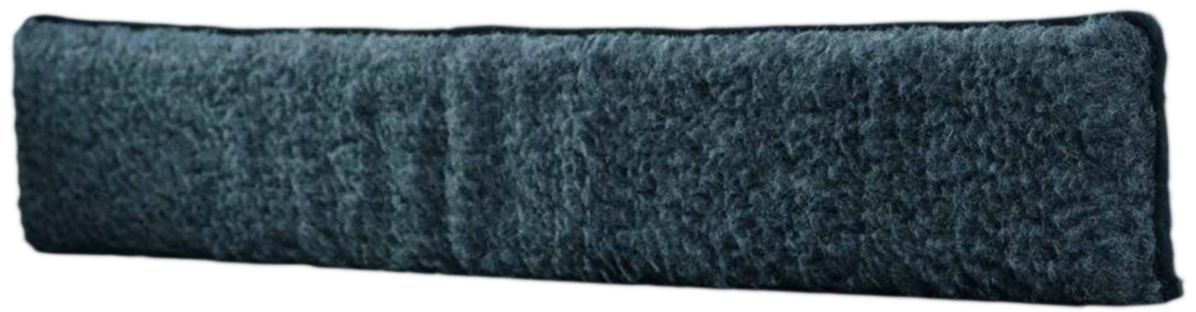 BigDean Zugluftstopper 100cm Schurwolle für Fenster & Tür, Packung, 1-tlg., Zugluftstop, Selbstklebend, Klettbandhalterung