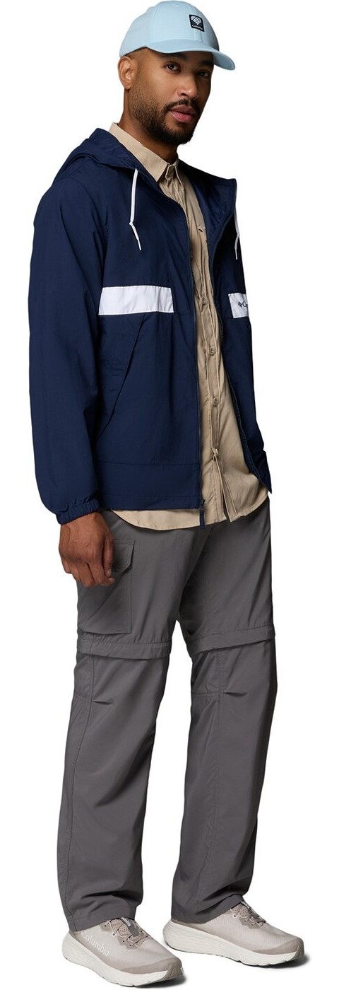 Columbia Outdoorjacke Spire Valley Hooded Windbreaker COLLEGIATE NAVY, WHITE