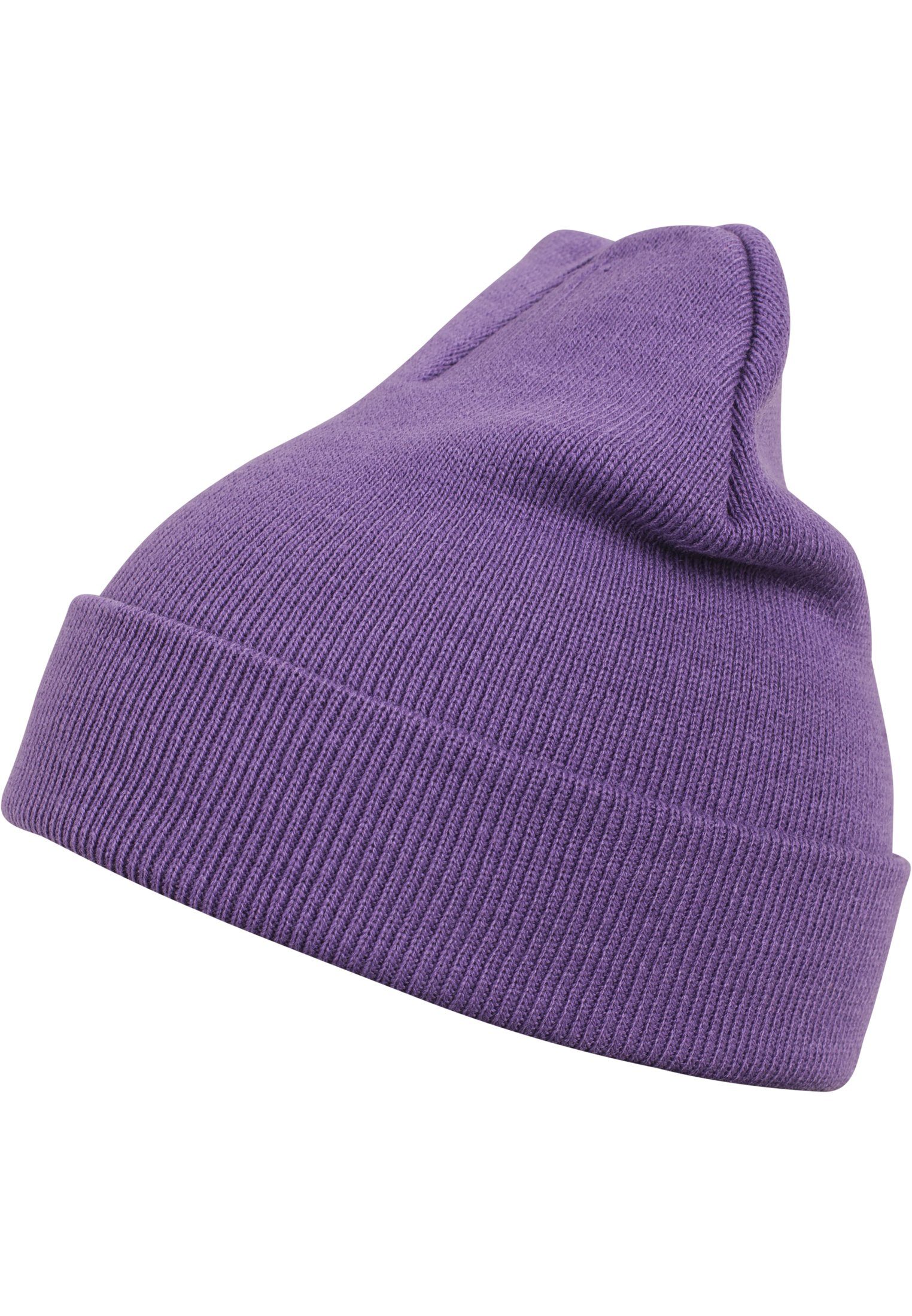 MSTRDS Beanie Accessoires Beanie Basic (1-St) Flap purple