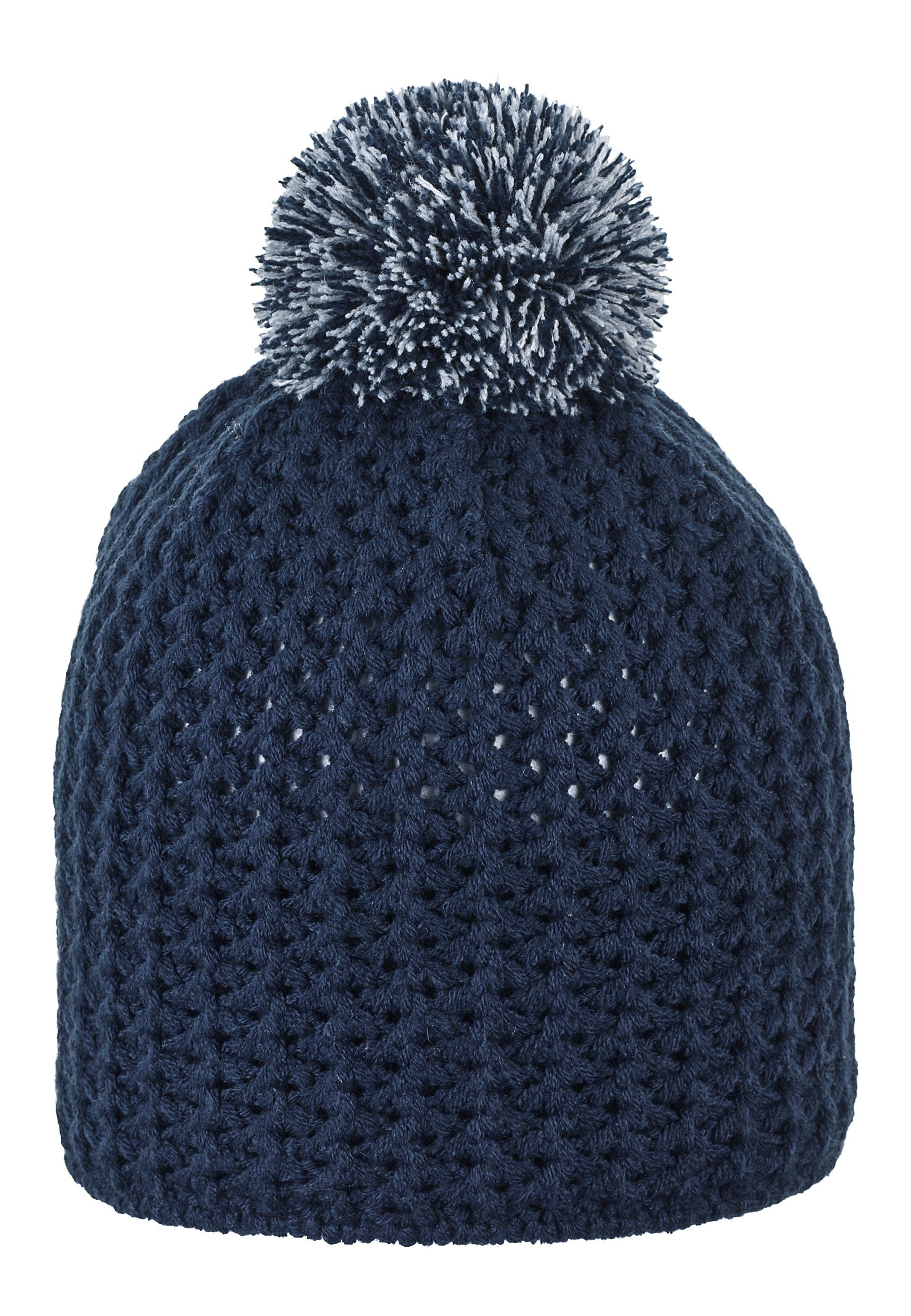 Sterntaler® Strickmütze Strickmütze (1-St) Mütze mit Pompon und coolem Zopf-Muster – Bild 4 von 5