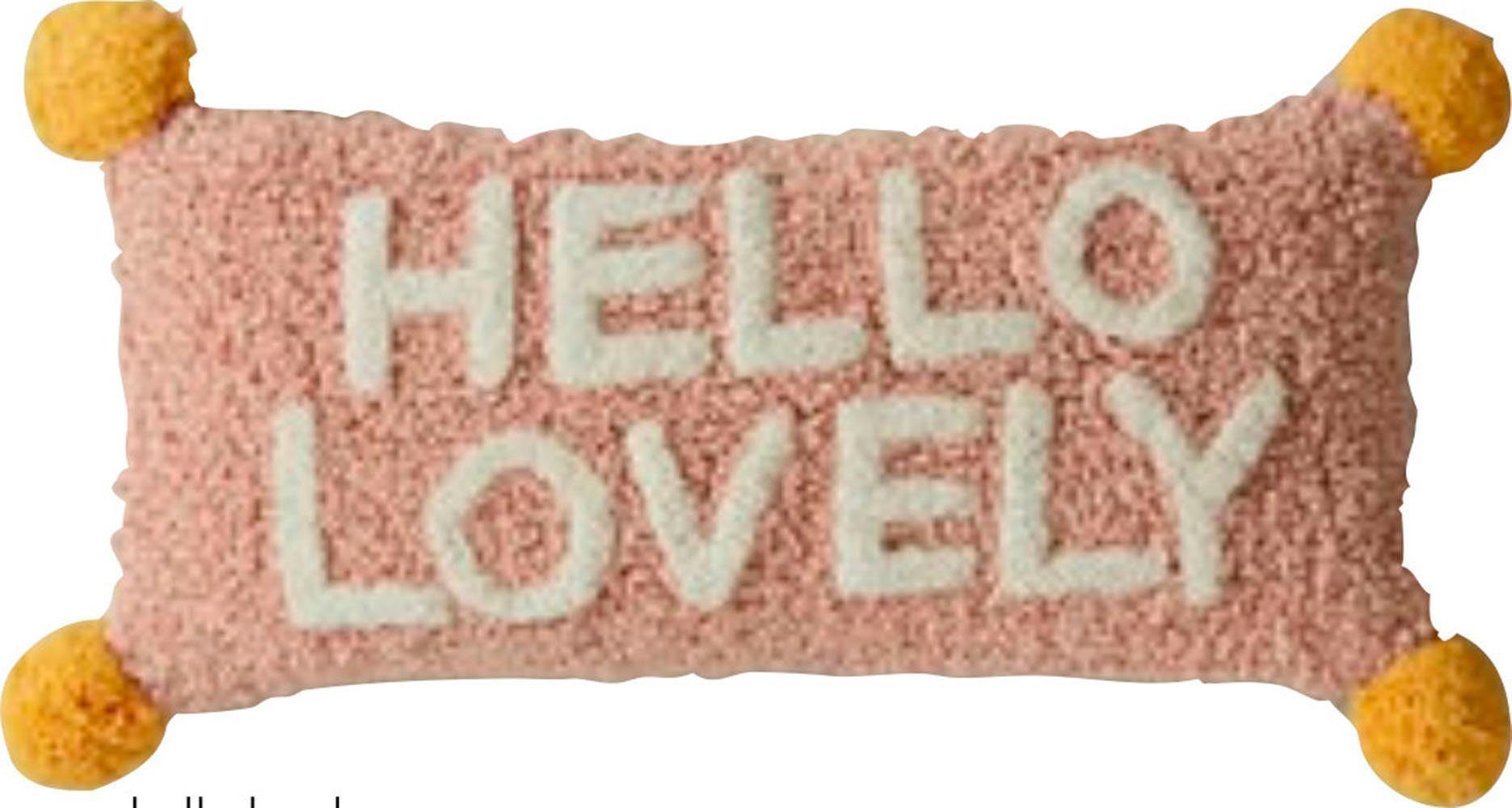 done.® Dekokissen CUSHION HAPPY HELLO LOVELY