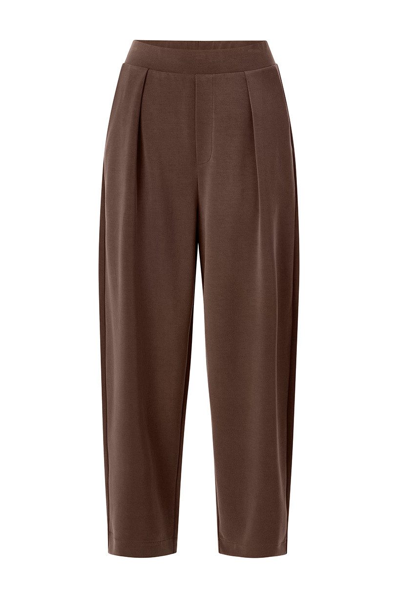 RICHROYAL 5-Pocket-Jeans T Peach Barrel Leg chocolate torte