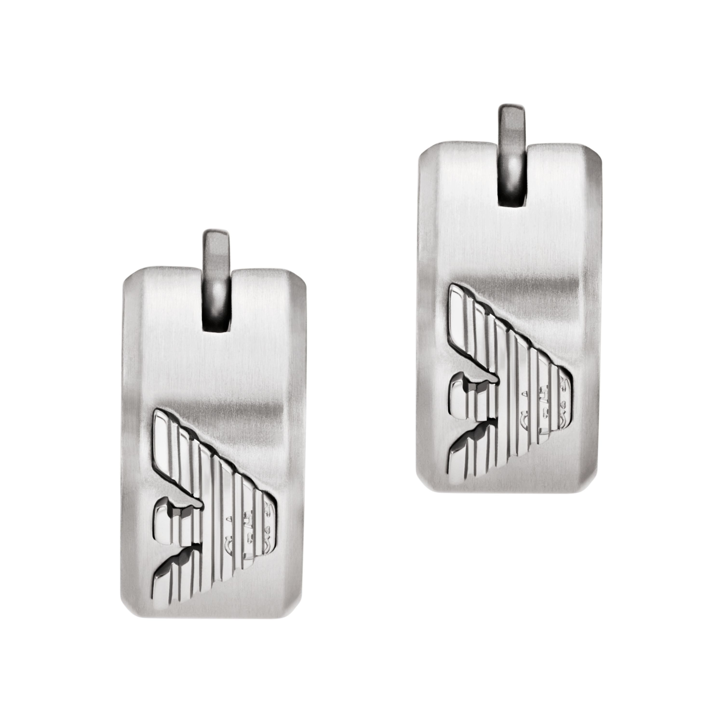 Emporio Armani Paar Creolen Schmuck Geschenk Edelstahl Ohrringe günstig online kaufen