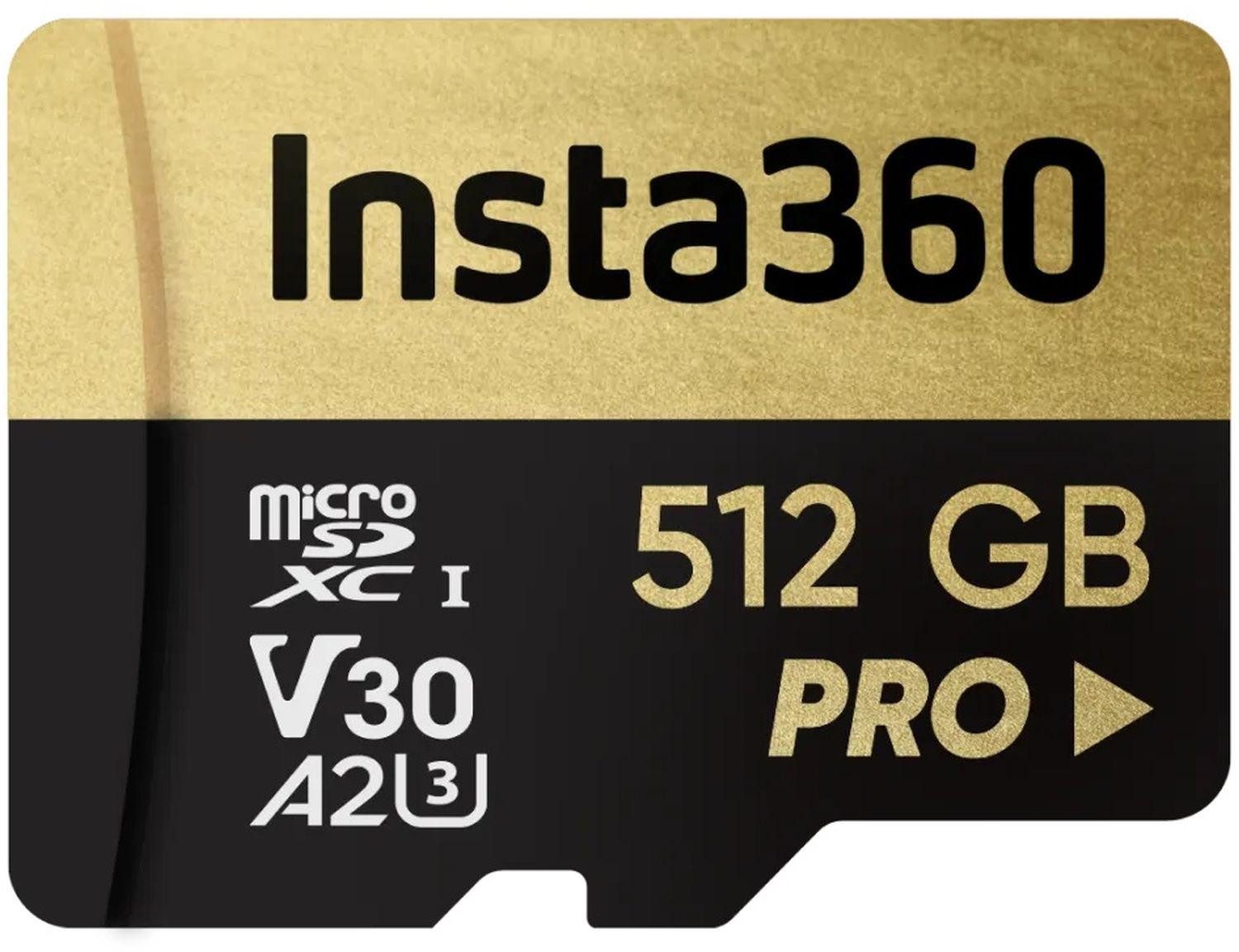 Insta360 microSDXC 512GB V30 A2 U3 Speicherkarte