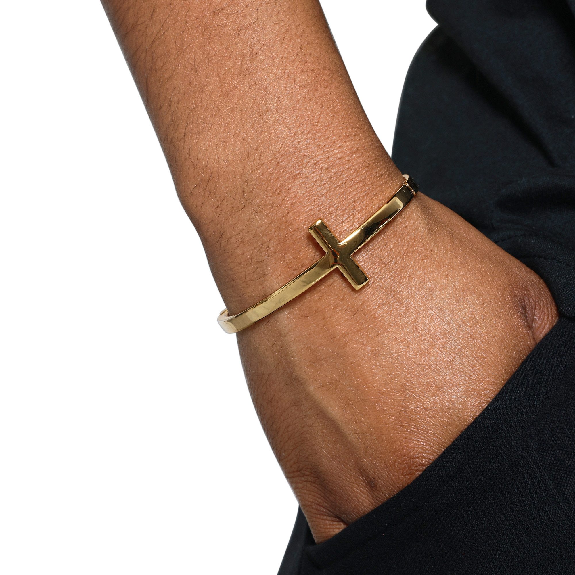 Heideman Armband Silvio goldfarben (Armband, inkl. Geschenkverpackung), Armreif Herren