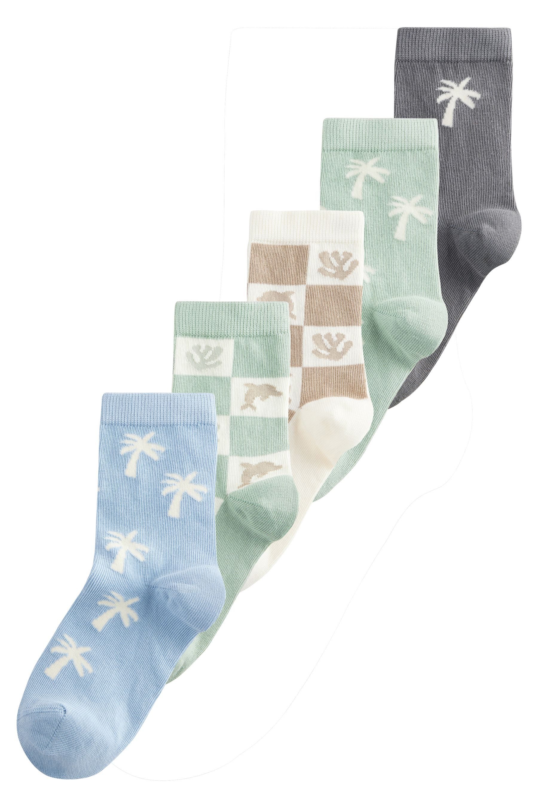 Basicsocken Socken mit hohem Baumwollanteil, 5er-Pack
