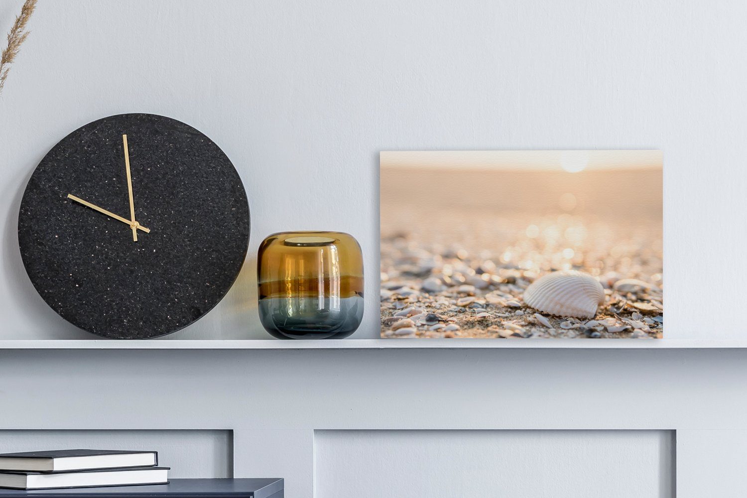 OneMillionCanvasses® Leinwandbild Muscheln - Weiß - Strand - Sommer, Fotodr günstig online kaufen