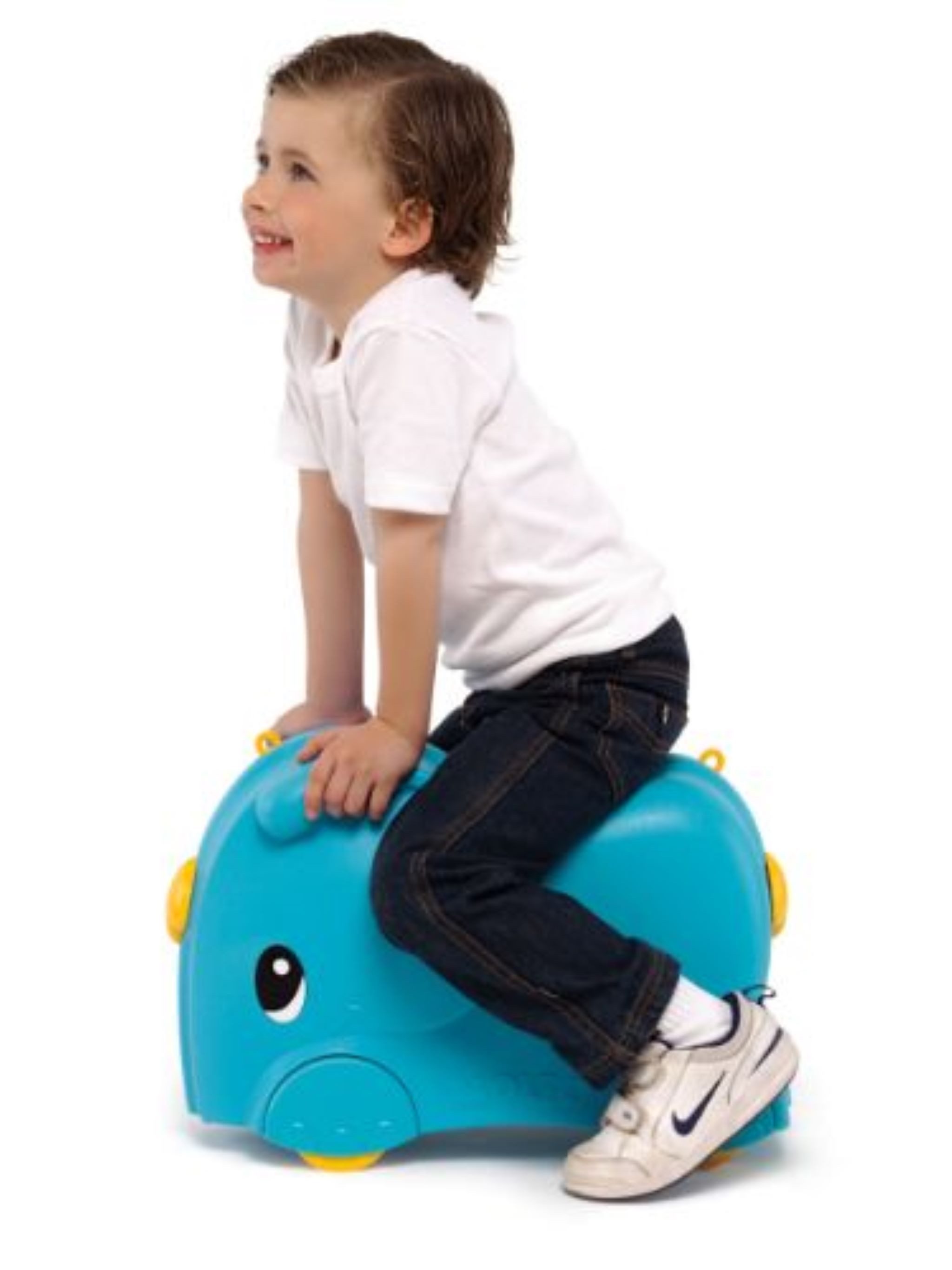 MOLTO Kinderkoffer 3-in-1 zum Reisen, Aufsitzkoffer Handgepäck