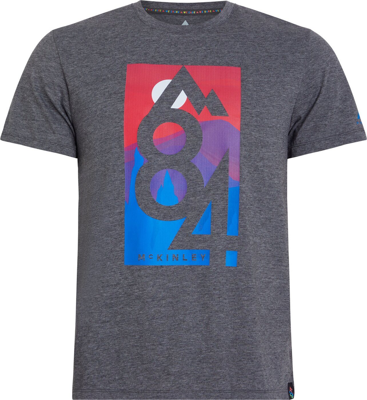 McKINLEY T-Shirt He.-T-Shirt Nata M MELANGE/ANTHRACITE/G
