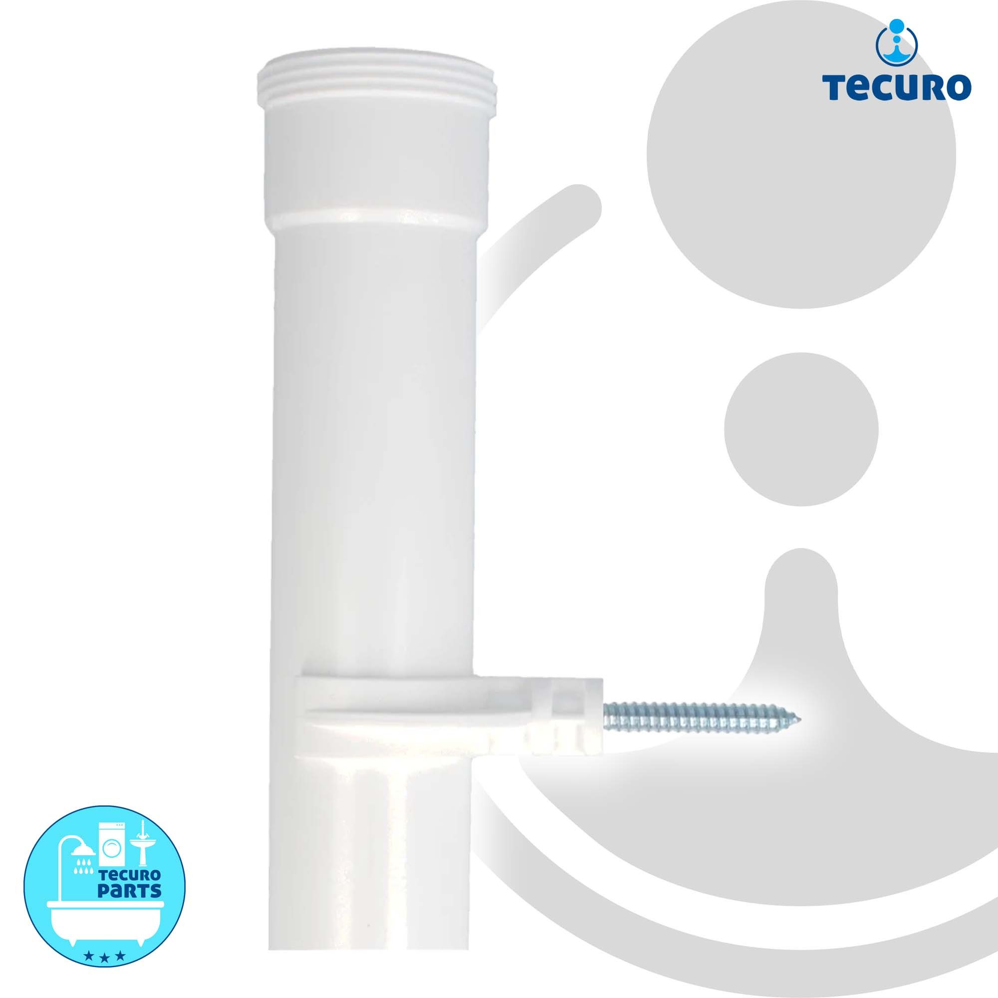tecuro Siphon Ablaufgarnitur für Geräte / Schläuche - Abgang hinten – Bild 4 von 5
