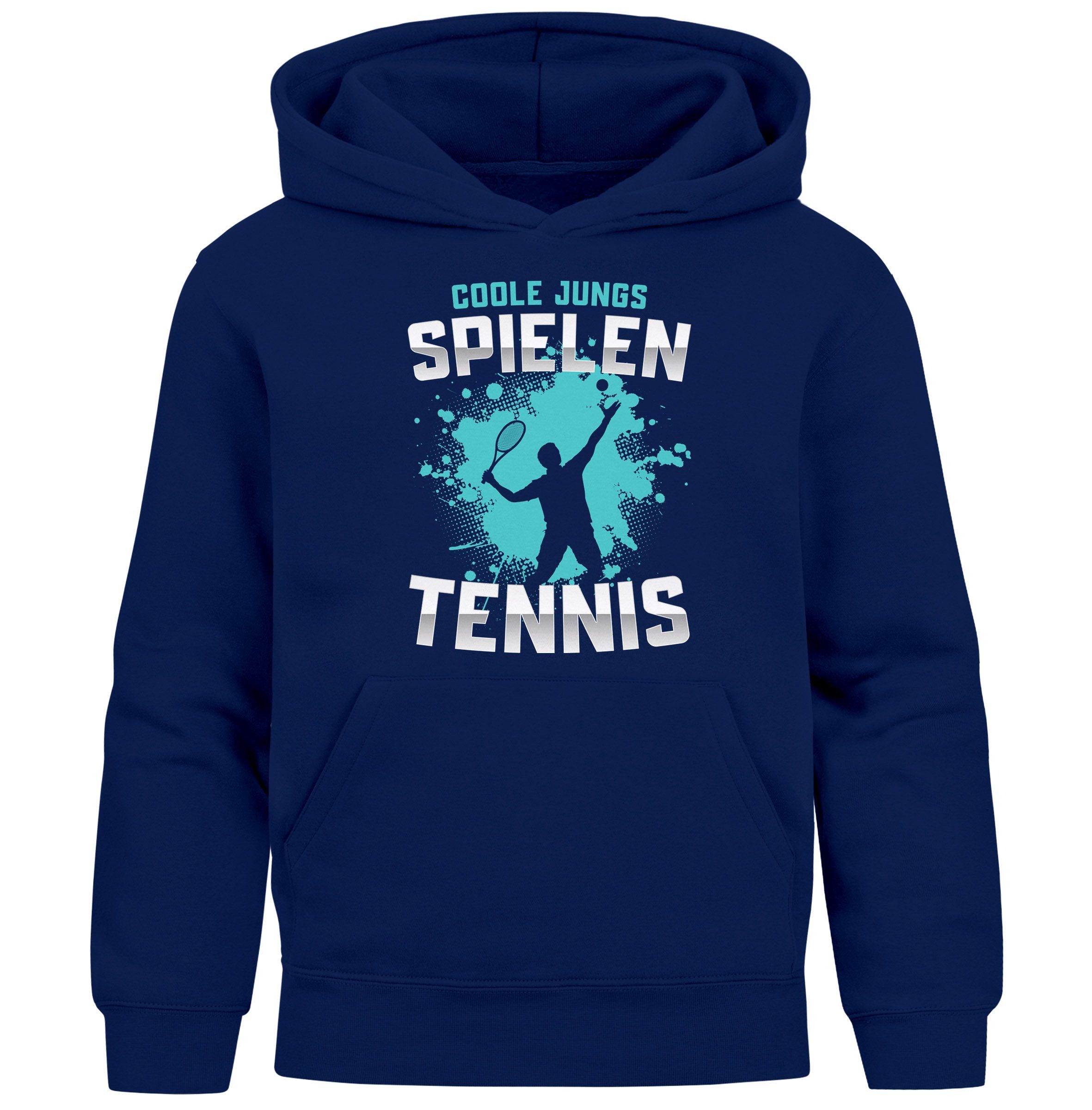 Hoodie Kinder Hoodie Jungen Tennis Sport Hobby Spruch Coole Jungs Geschenk