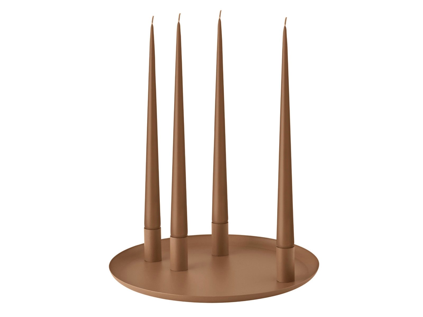 blomus Kerzenhalter LOHA Kerzenhalter rund amber brown 30cm günstig online kaufen