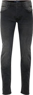 Blend Slim-fit-Jeans Jet mit Lederimitat-Applikation
