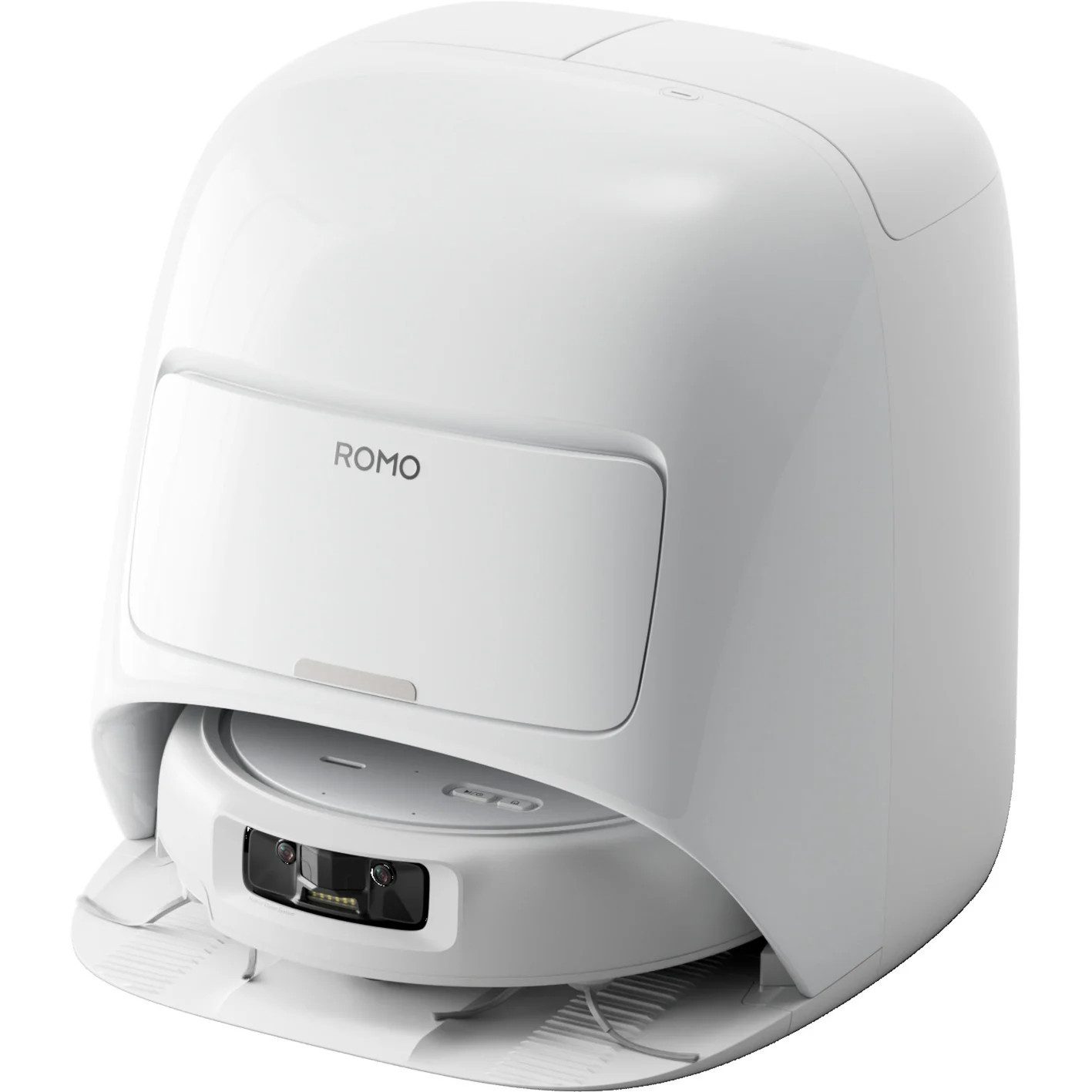 DJI Saugroboter DJI Romo S, 40 W, Staubbehälter ohne Beutel, App-Steuerung, Navigation, Hinderniserkennung, automatische Rückkehr