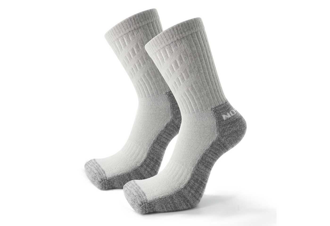 NORDSOX Wandersocken Premium Merino Wolle Premium für Damen & Herren (1-Paar) Klimaregulierend & sehr weich & atmungsaktiv