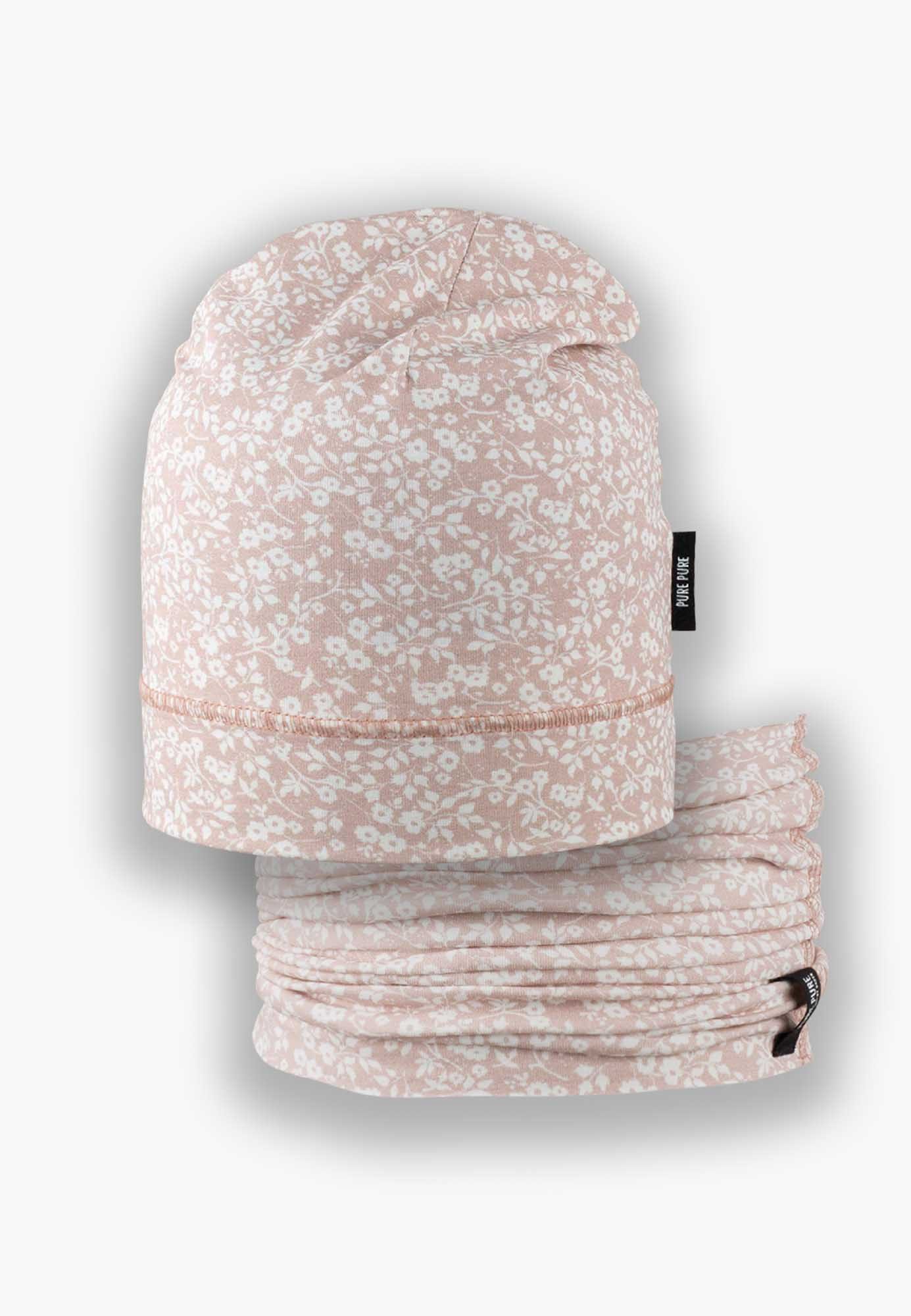 PURE PURE by Bauer Beanie SET Single-Jersey Beanie mit Schlauchschal (Set, Beanie mit "Schal) dehnbar, Übergang, elastisch