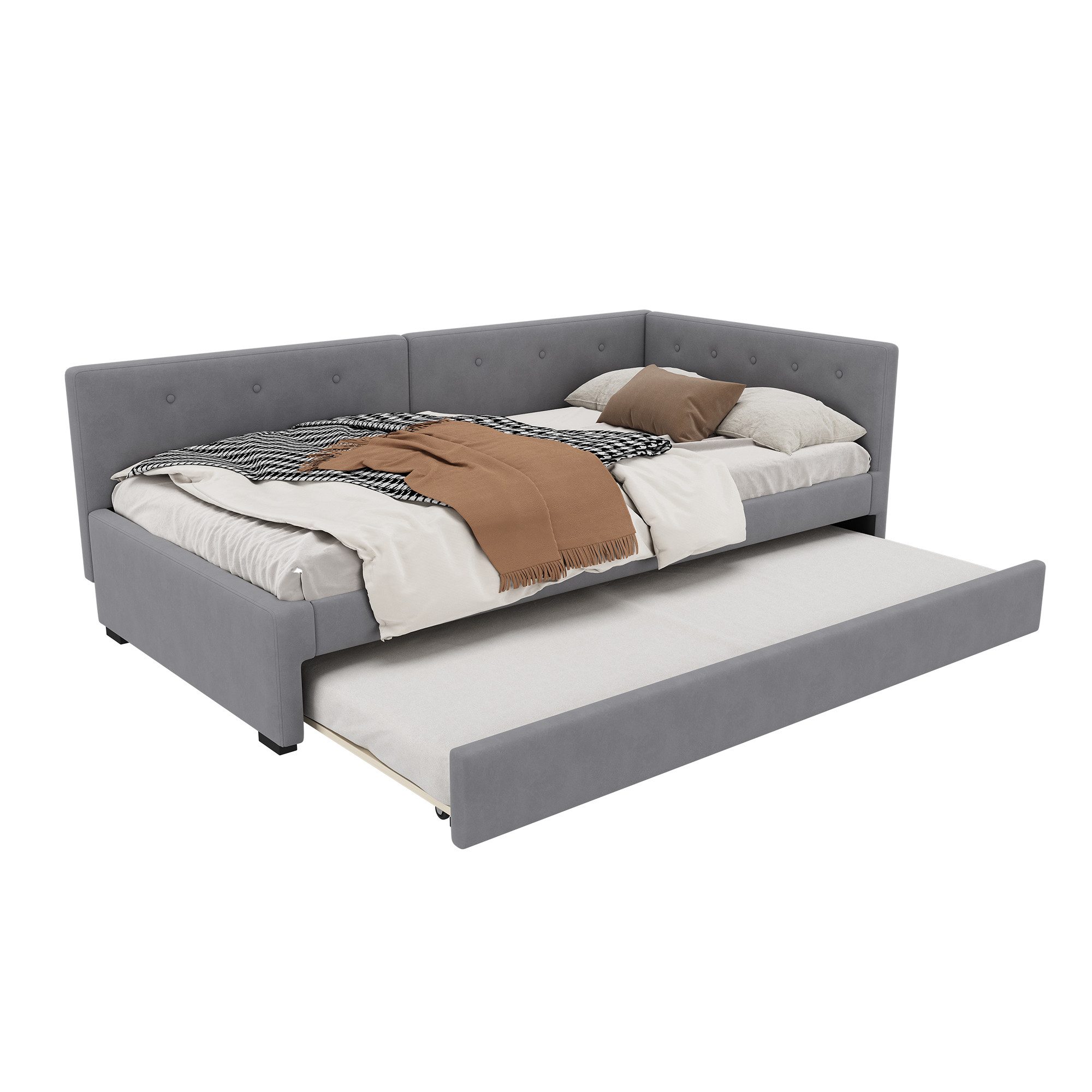 Rutaqian Daybed Daybett 90x200cm,Schlafsofa(Ohne Matratze)