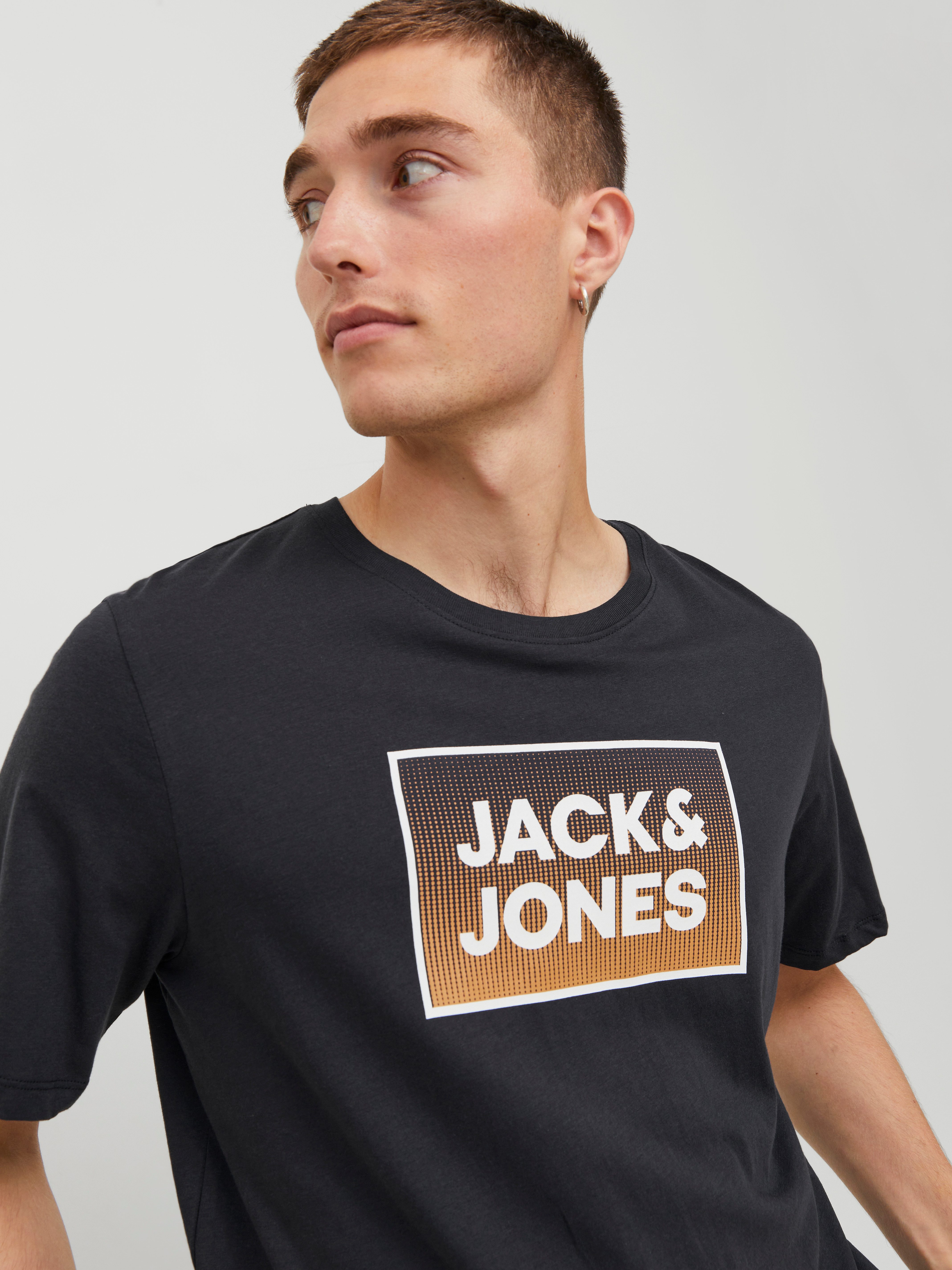 Jack & Jones Kurzarmshirt JJSTEEL TEE SS CREW NECK