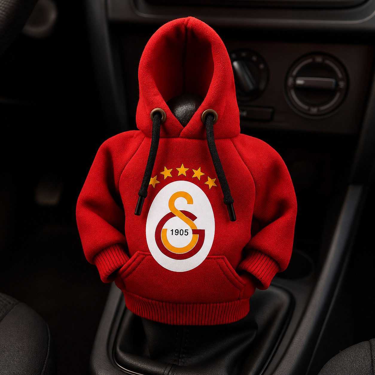 Jungengel Puppen Autositz Mini Hoodie / Pullover für Schaltknüppel Fahrzeug Galatasaray Edition, (Einzelartikel, 1-tlg), Offizielles Galatasaray-Design, universelle Passform, Atmungsaktiv