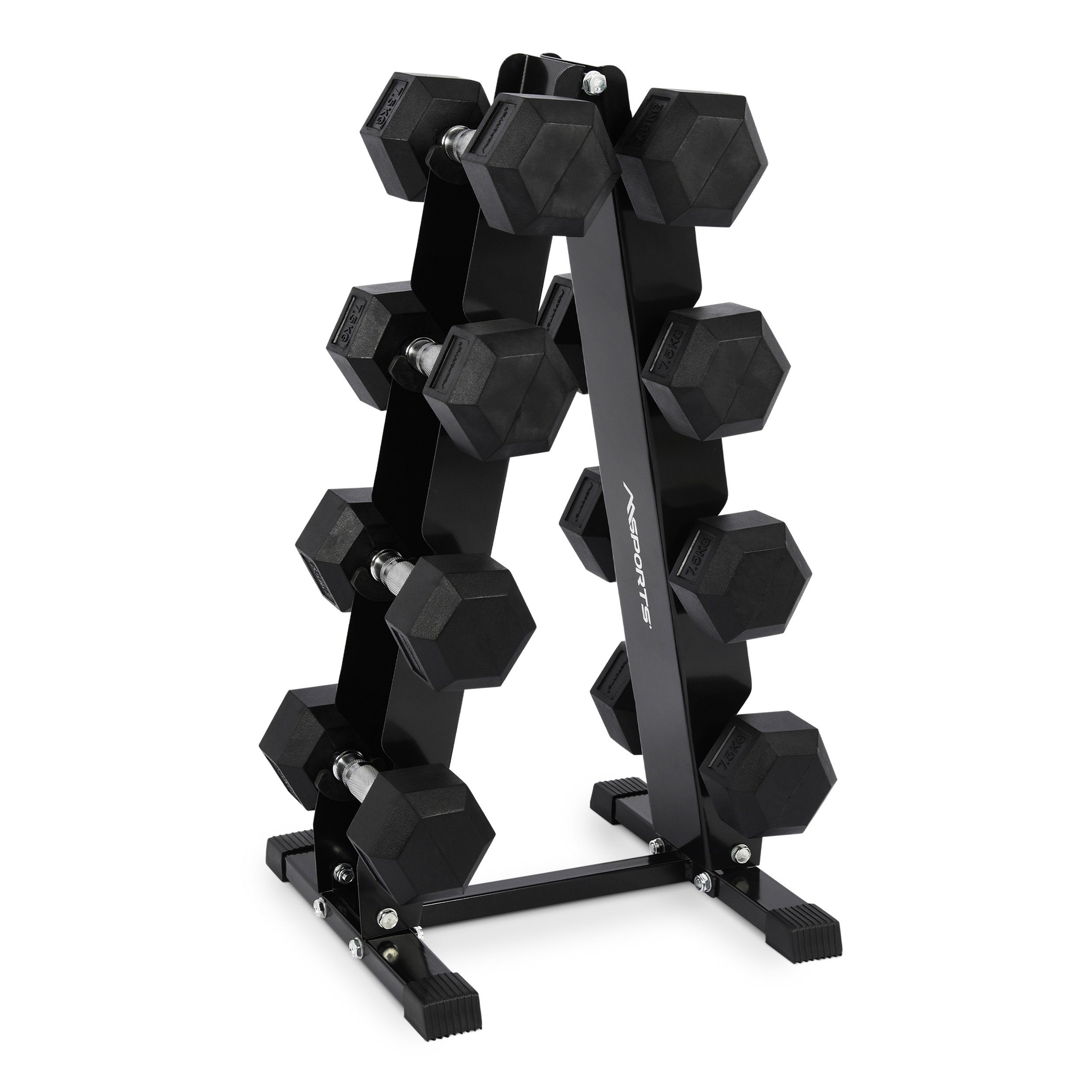 MSports® Kurzhantel Rack mit 300kg Belastbarkeit Hantelständer Hantelablage