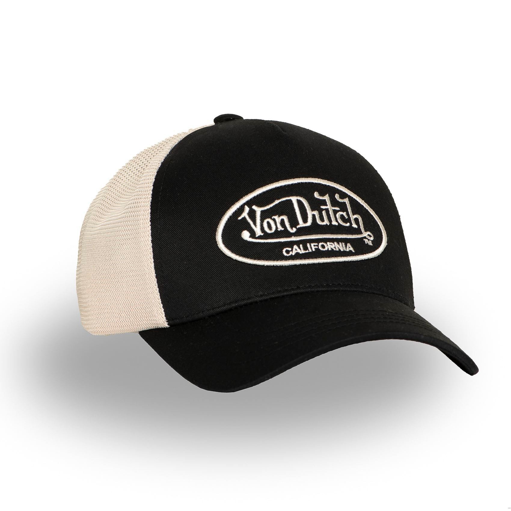 Von Dutch Trucker Cap Von Dutch Originals Trucker Cap - CALIFORNIA Twill Embroidery (Basecap, Meshcap, Trucker Kappe)