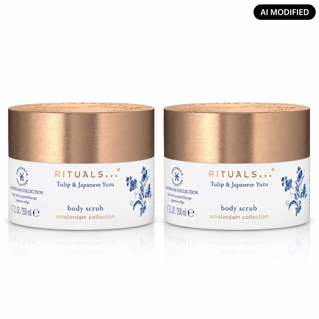 Rituals Körperpeeling Rituals Amsterdam Collection Body Scrub 2er Set, Wohltuendes Körperpeeling Value Pack für seidig glatte Haut