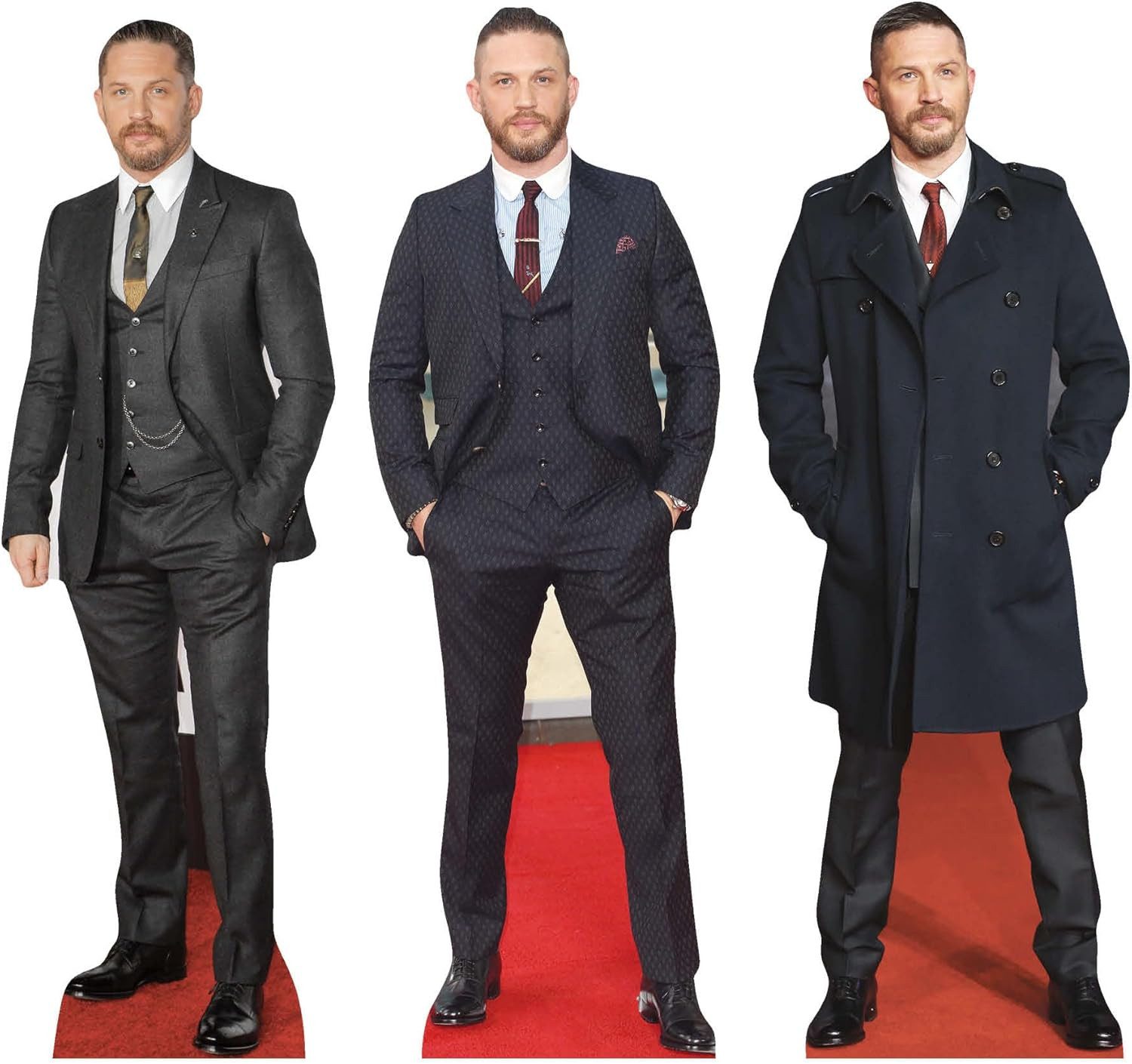 Dekofigur Tom Hardy - 3er Set Tischdekoration