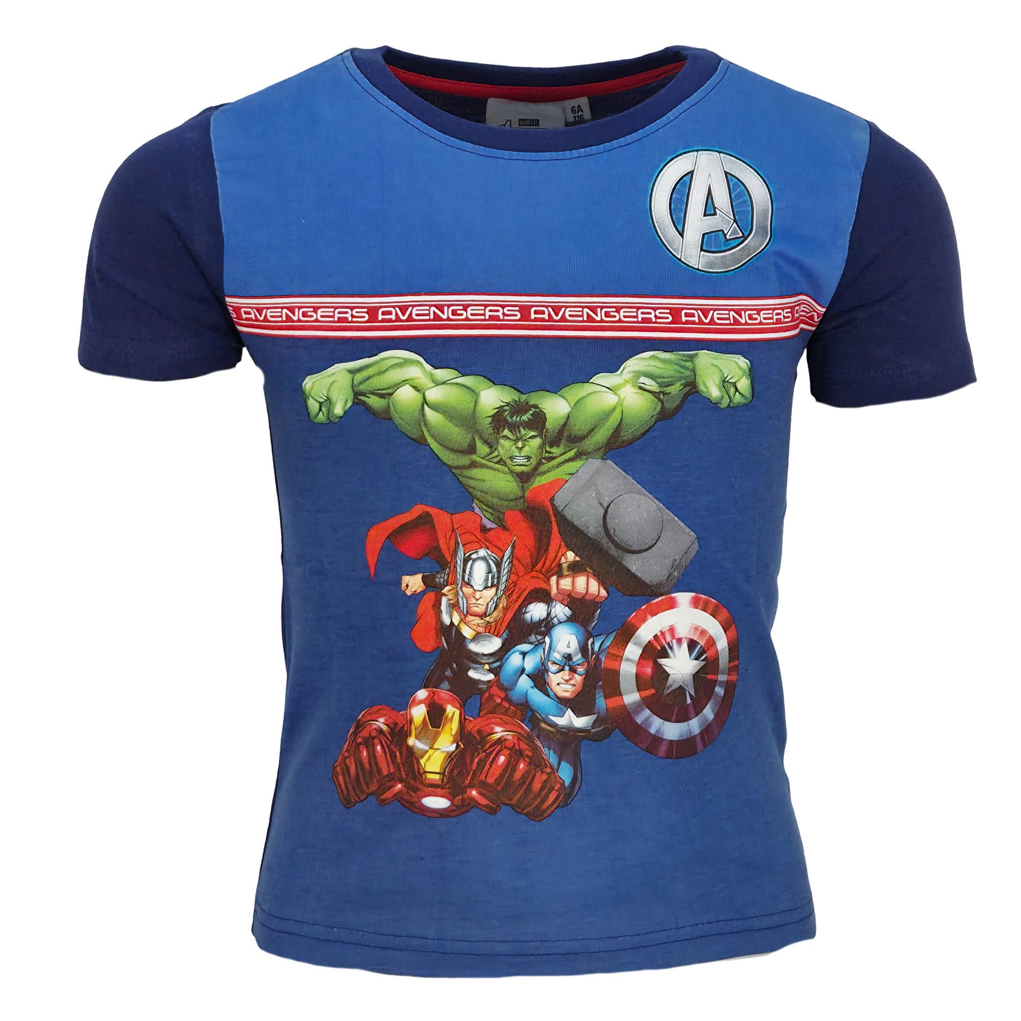 Print-Shirt Marvel Avengers Kinder Jungen T-Shirt kurzarm Shirt