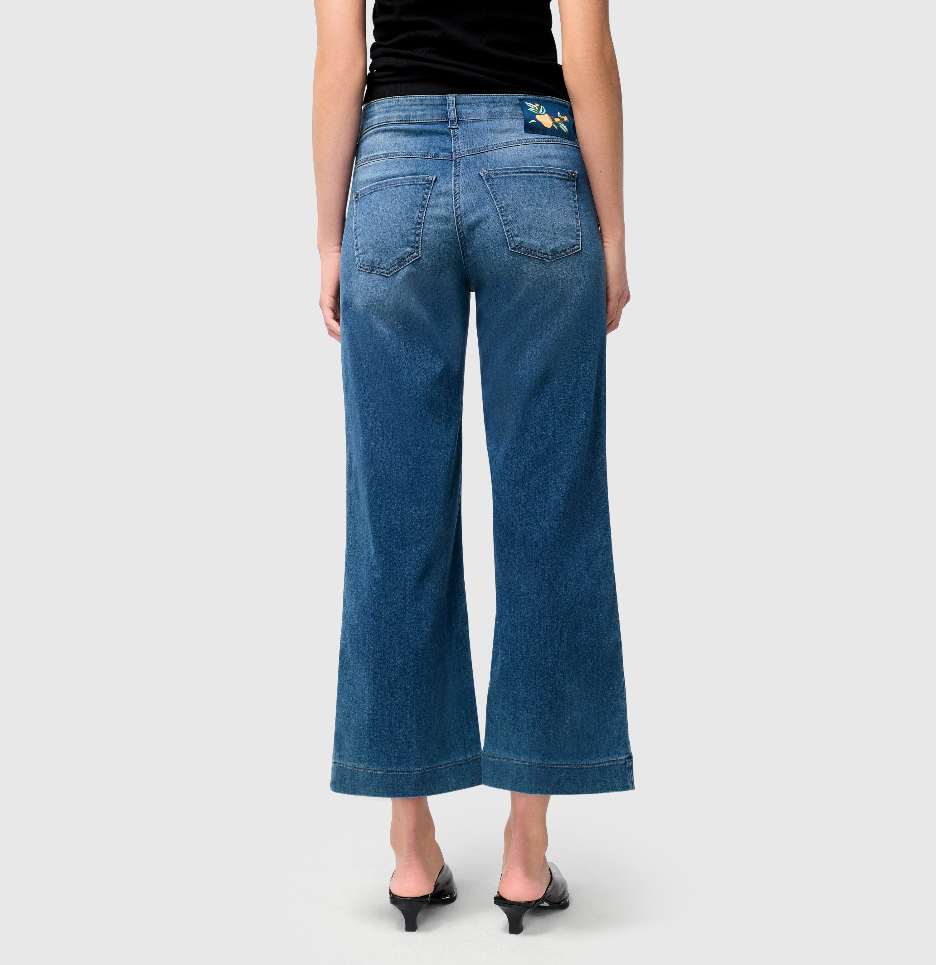 MAC Stretch-Jeans MAC DREAM WIDE storm blue authentic wash 5438-90-0351L D597 - WONDERLI