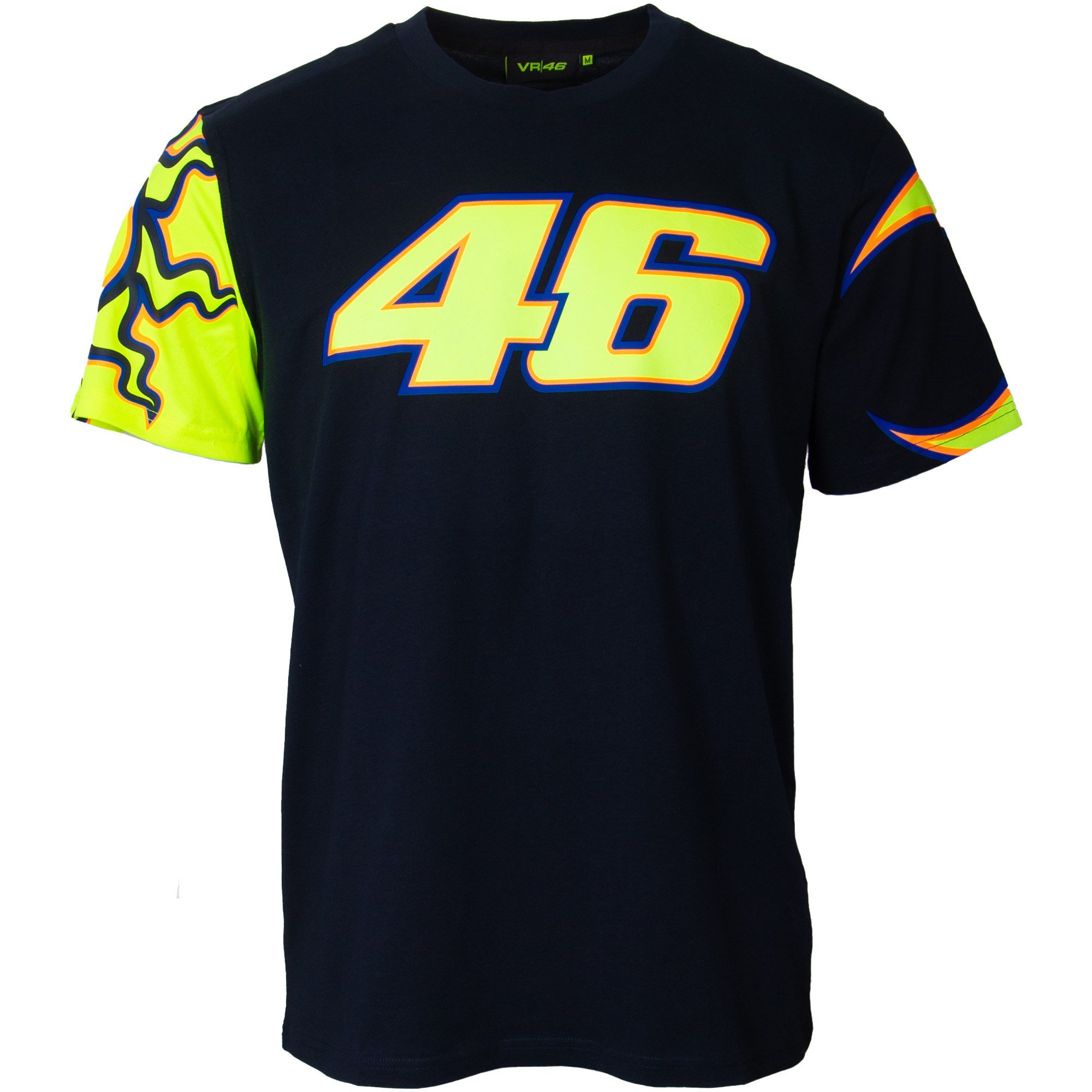VR46 T-Shirt Valentino Rossi T-Shirt Heritage Sonne Mond