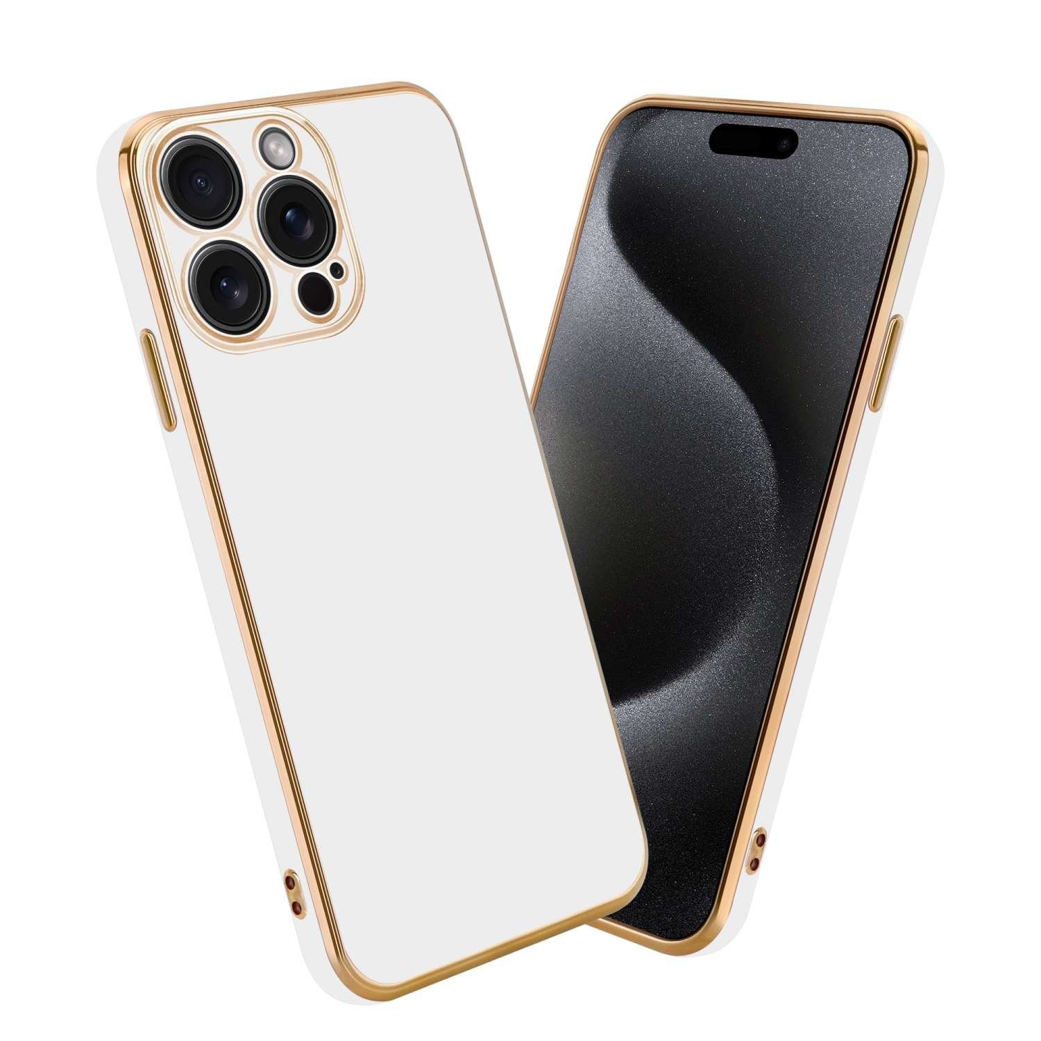 Cadorabo Handyhülle für iPhone 15 PRO Hülle Apple iPhone 15 PRO, Schutzhülle - TPU Silikon Hülle - mit Kameraschutz
