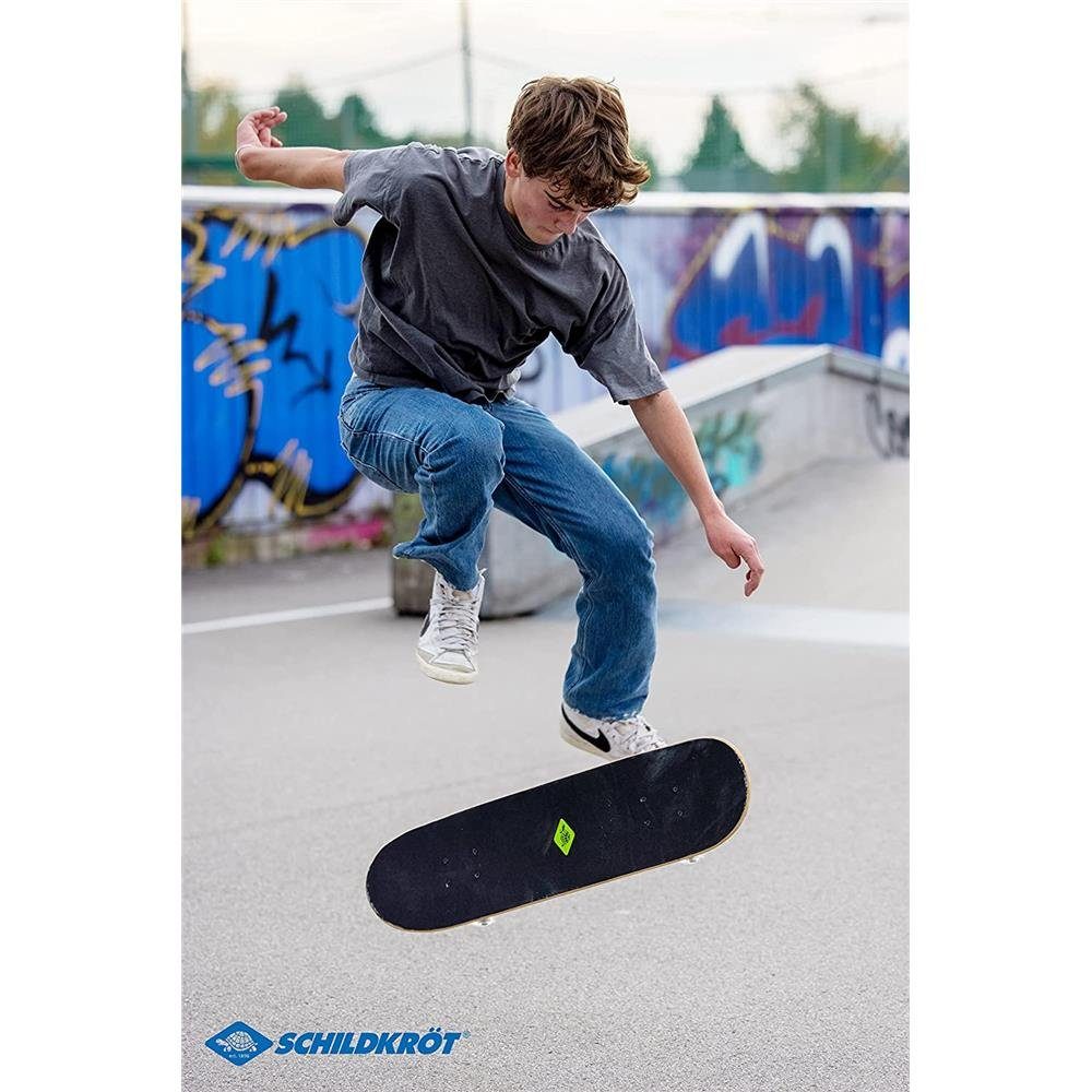 Schildkröt Kicker Gewölbt 31´´ Board Einsteiger 79 Rutschfest Schildkröt Funsports Abstract, 9-fach cm, Holz Skateboard