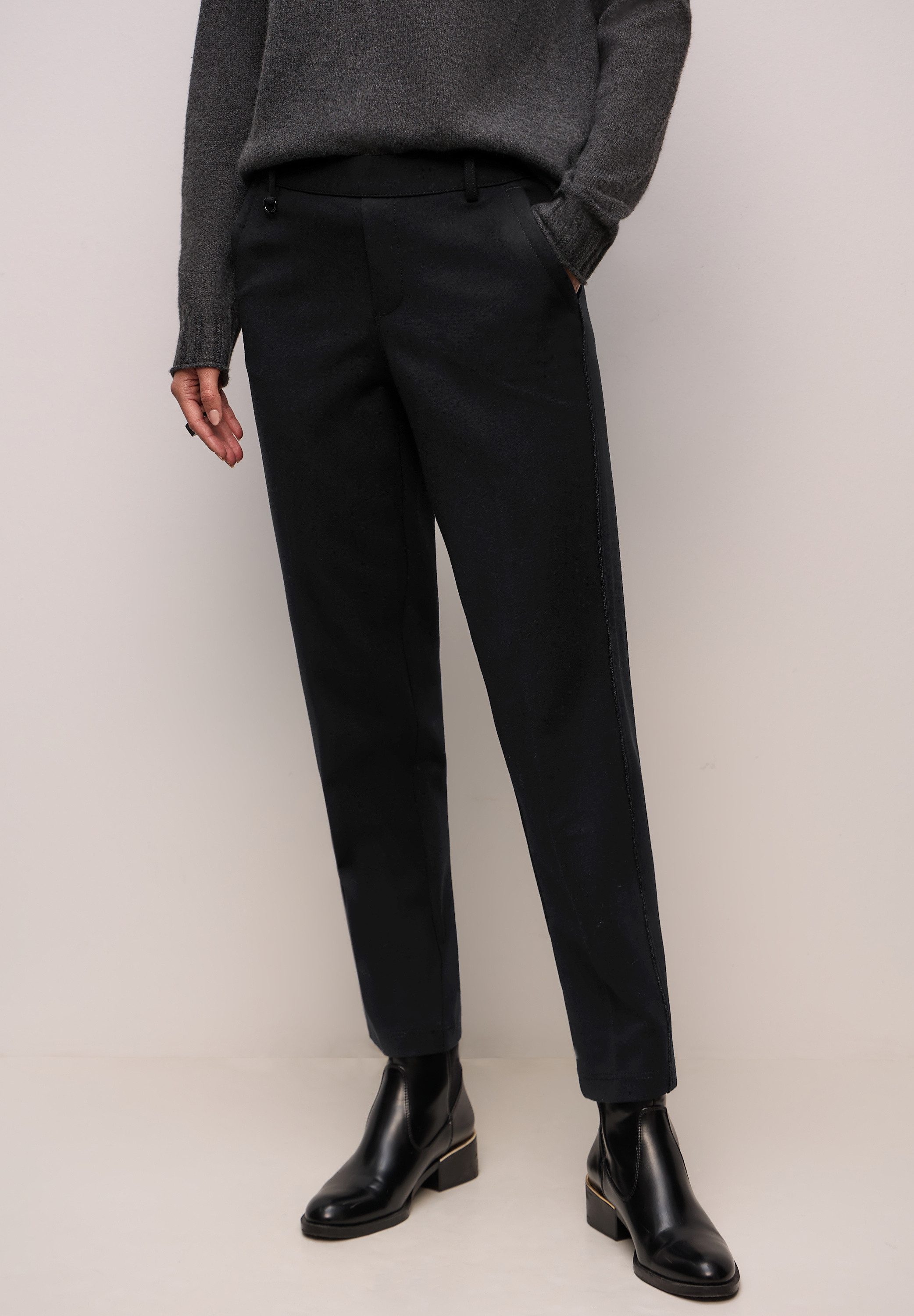 STREET ONE Stoffhose Middle Waist